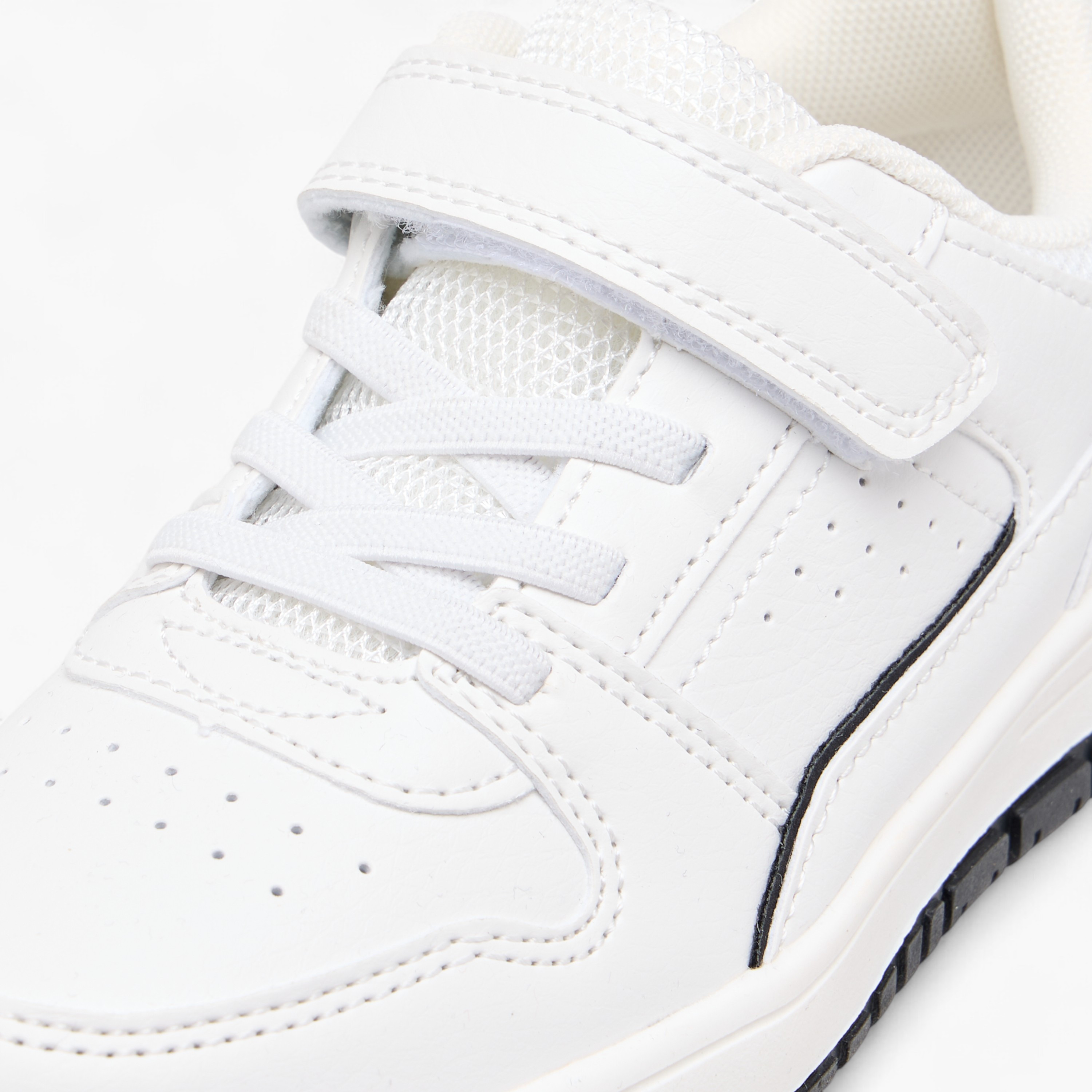 Mister Duchini Panelled Sneakers with Hook and Loop Closure-boys-shoes-sneakers-image-4
