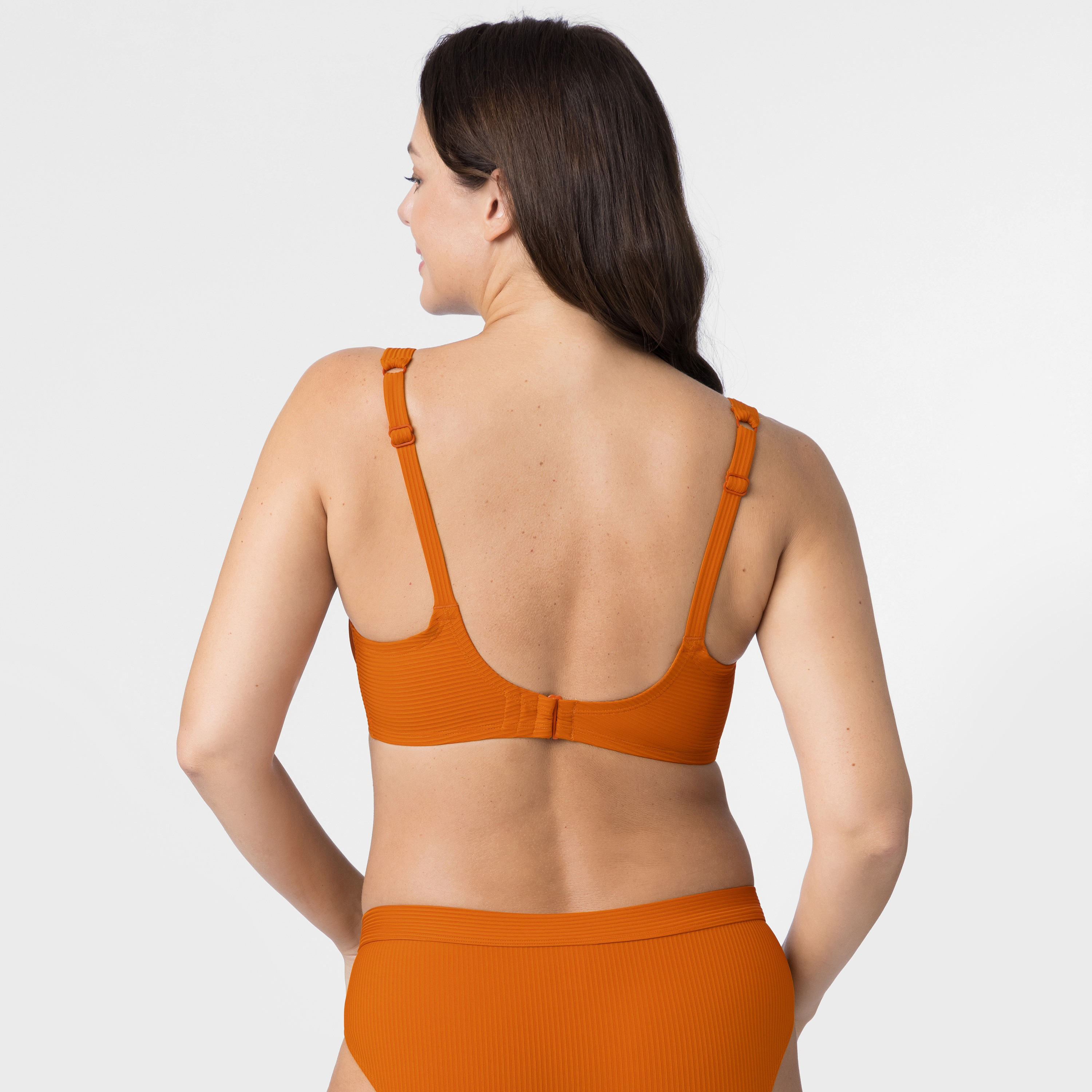 Dorina Orange Ribbed Non-Padded Wired Bikini Top-women-clothing-swimandbeach-bikinis-image-4