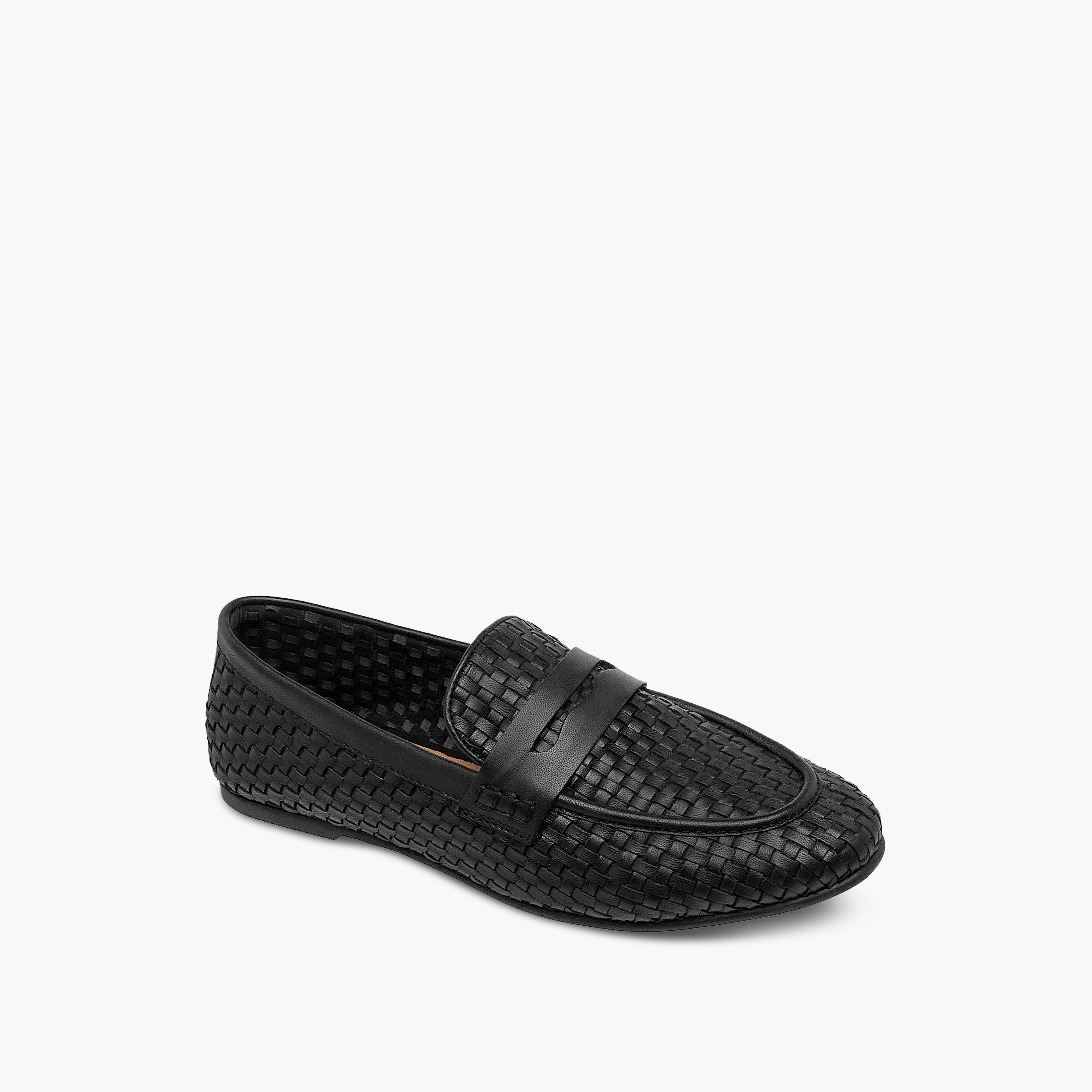 Celeste Women's Textured Slip-On Loafers-women-shoes-flats-loafers-image-2