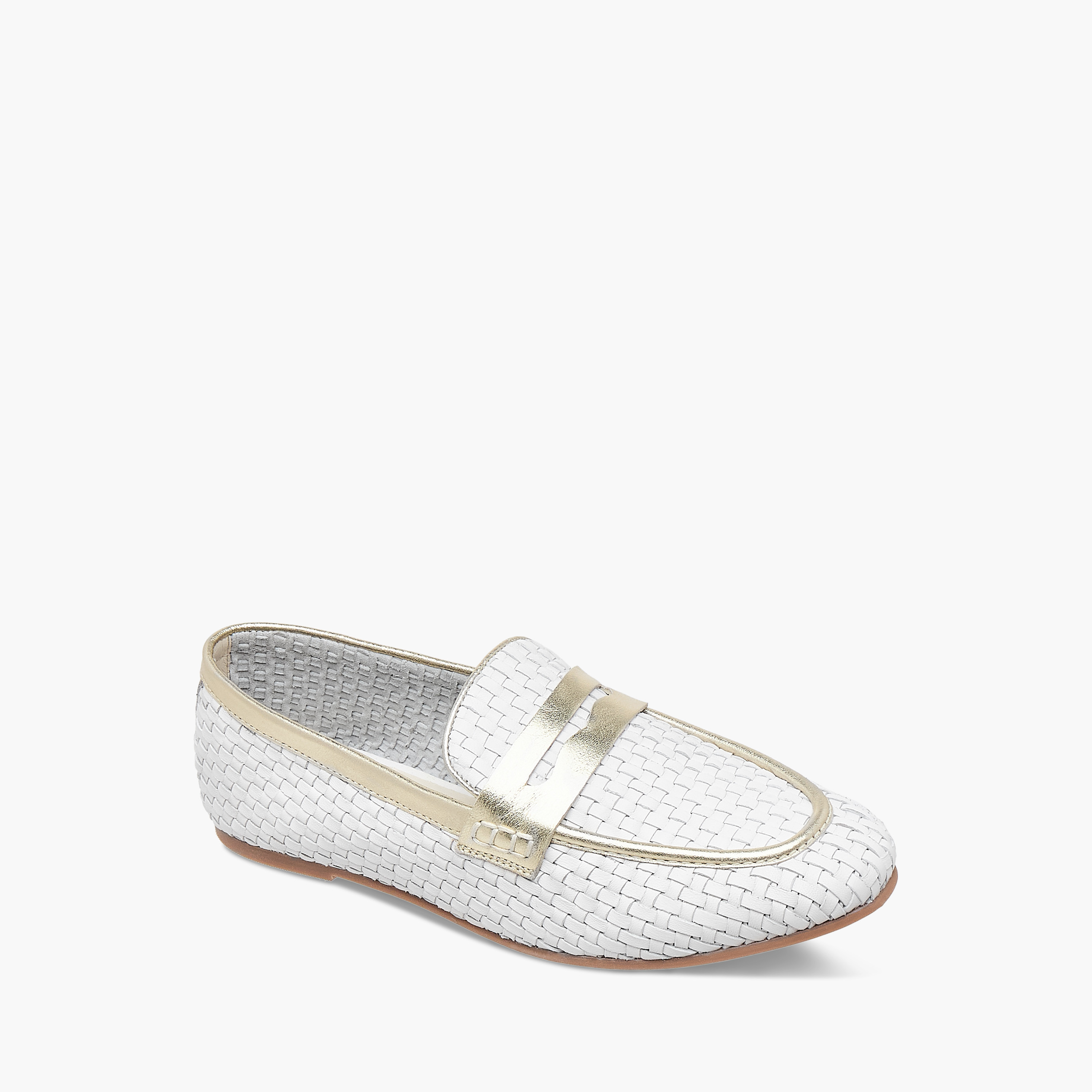 حذاء كلاسيكي سهل الارتداء وبارز الملمس للنساء من سيليست-women-shoes-flats-loafers-image-2