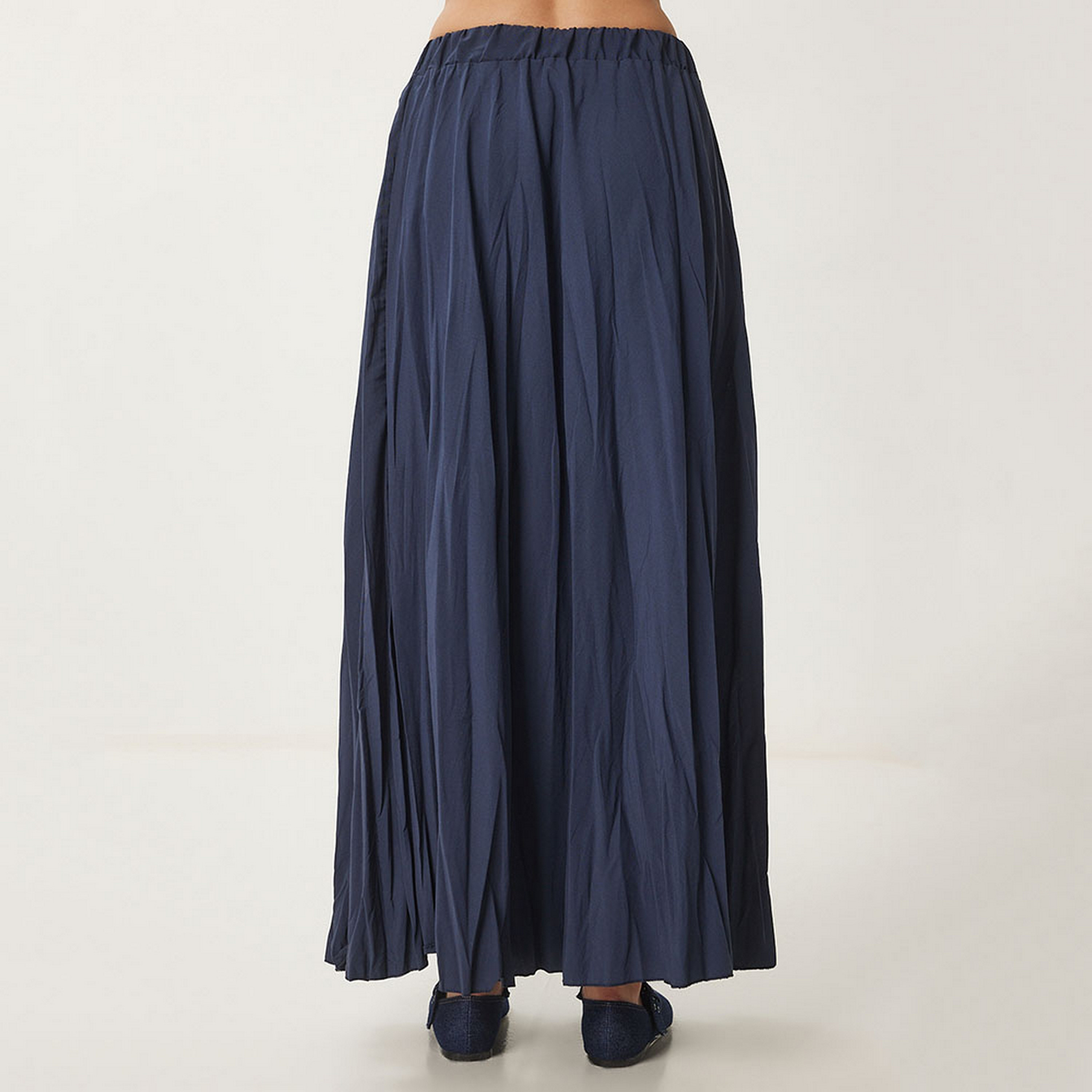 تنورة ماكسي نسائية واسعة متجعدة من سعادة إسطنبول-women-clothing-bottoms-skirts-image-11