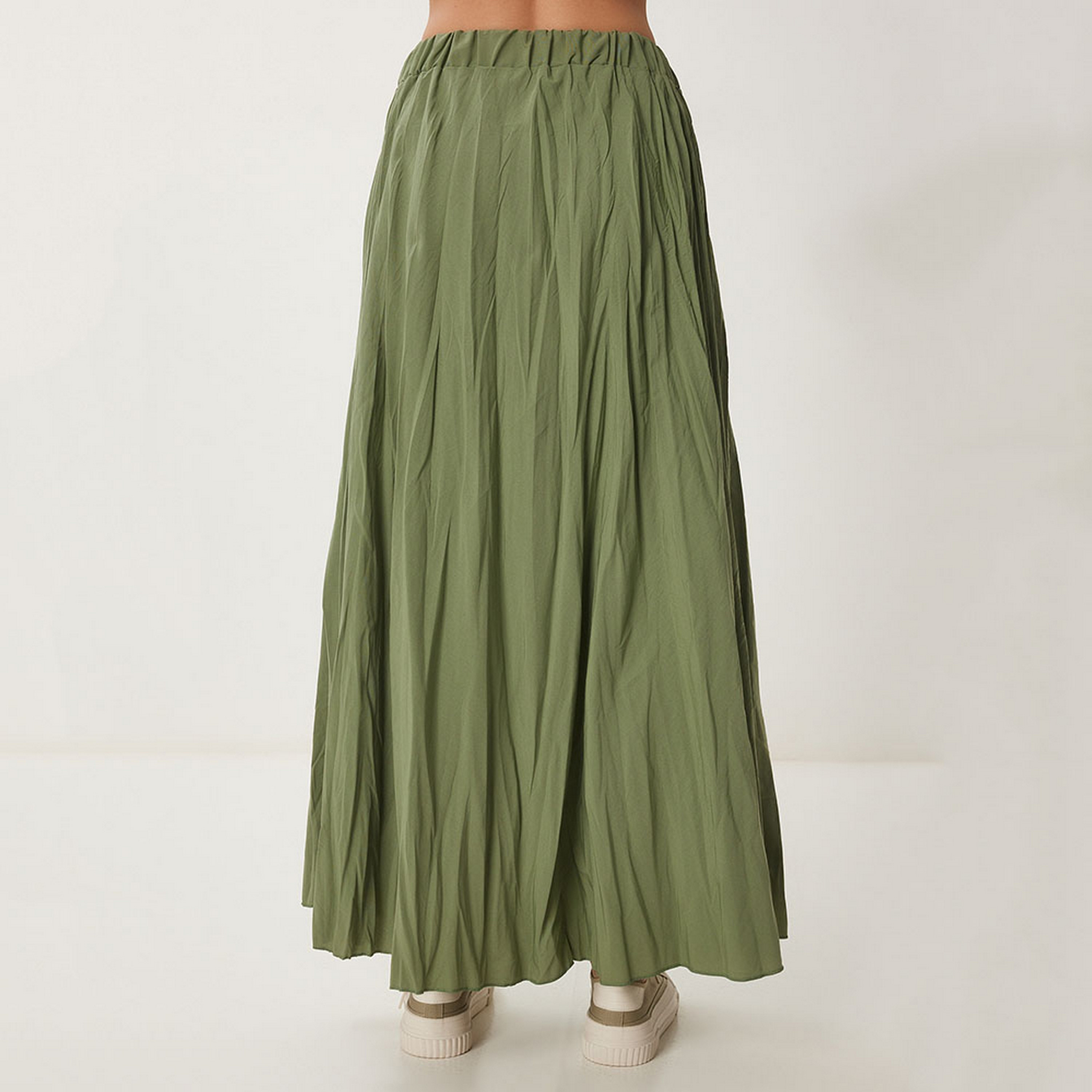 تنورة ماكسي نسائية واسعة متجعدة من سعادة إسطنبول-women-clothing-bottoms-skirts-image-7