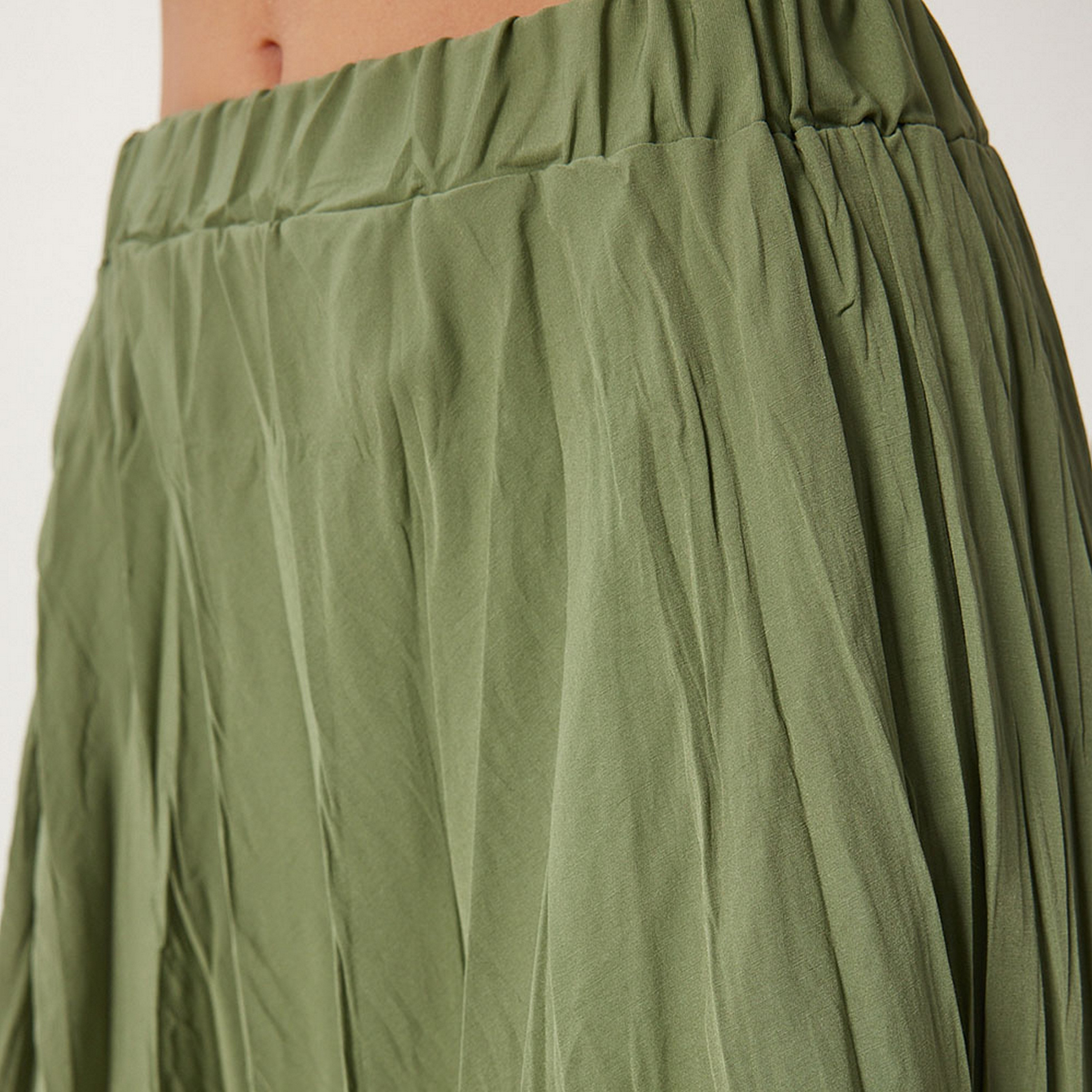 تنورة ماكسي نسائية واسعة متجعدة من سعادة إسطنبول-women-clothing-bottoms-skirts-image-8