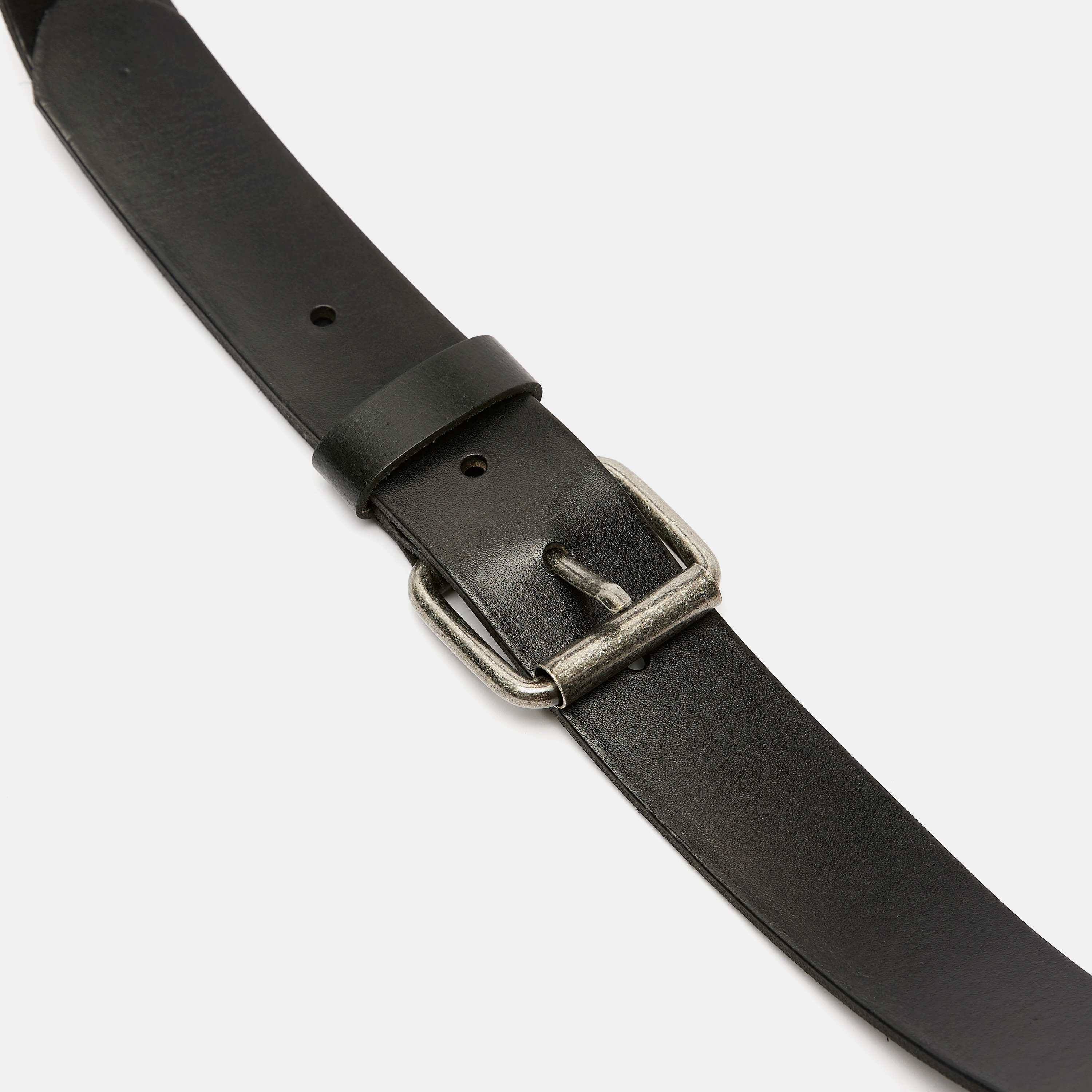 Lee Cooper Solid Waist Belt with Pin Buckle Closure-men-beltsandwallets-belts-image-3