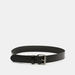 Lee Cooper Solid Waist Belt with Pin Buckle Closure-Men%27s Belts-thumbnail-3