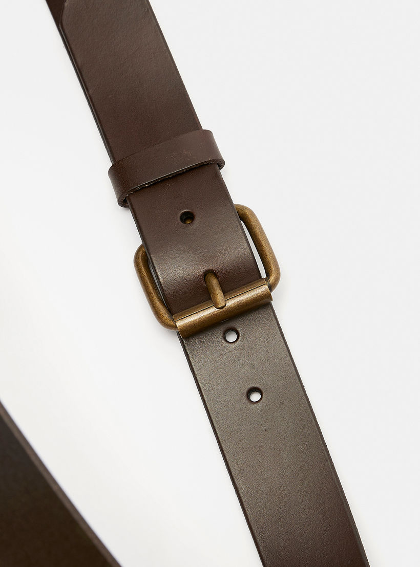 حزام سادة بإبزيم بدبّوس إغلاق من لي كوبر-men-beltsandwallets-belts-image-2