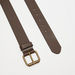 Lee Cooper Solid Waist Belt with Pin Buckle Closure-Men%27s Belts-thumbnail-3