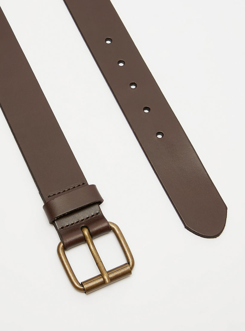 حزام سادة بإبزيم بدبّوس إغلاق من لي كوبر-men-beltsandwallets-belts-image-4