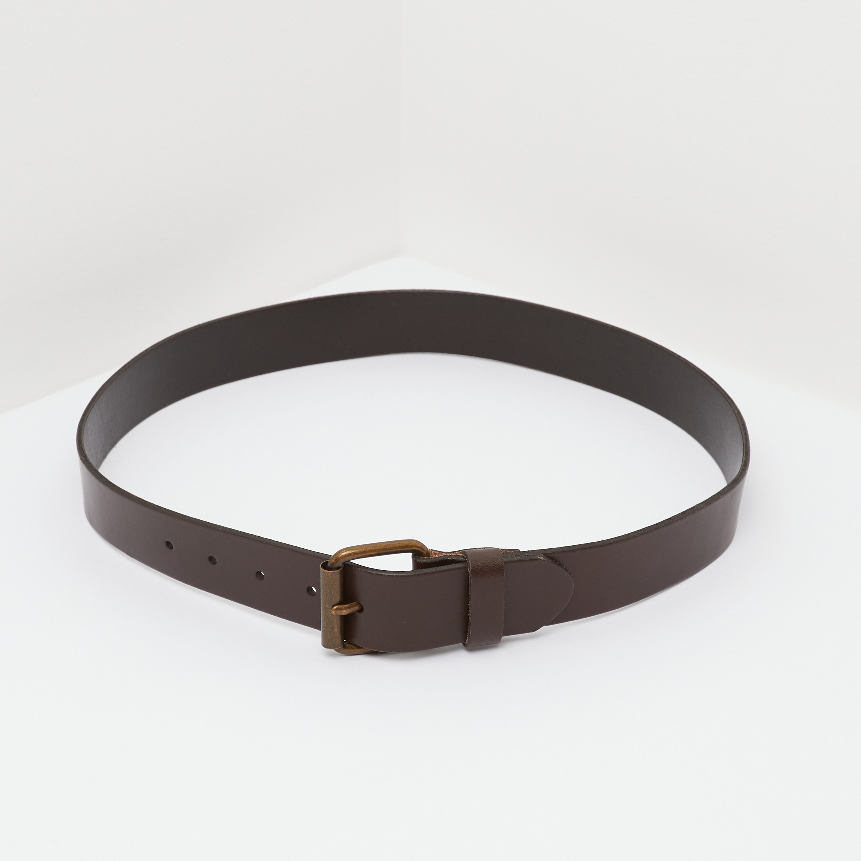 Lee Cooper Solid Belt with Pin Buckle Closure-men-beltsandwallets-belts-image-3