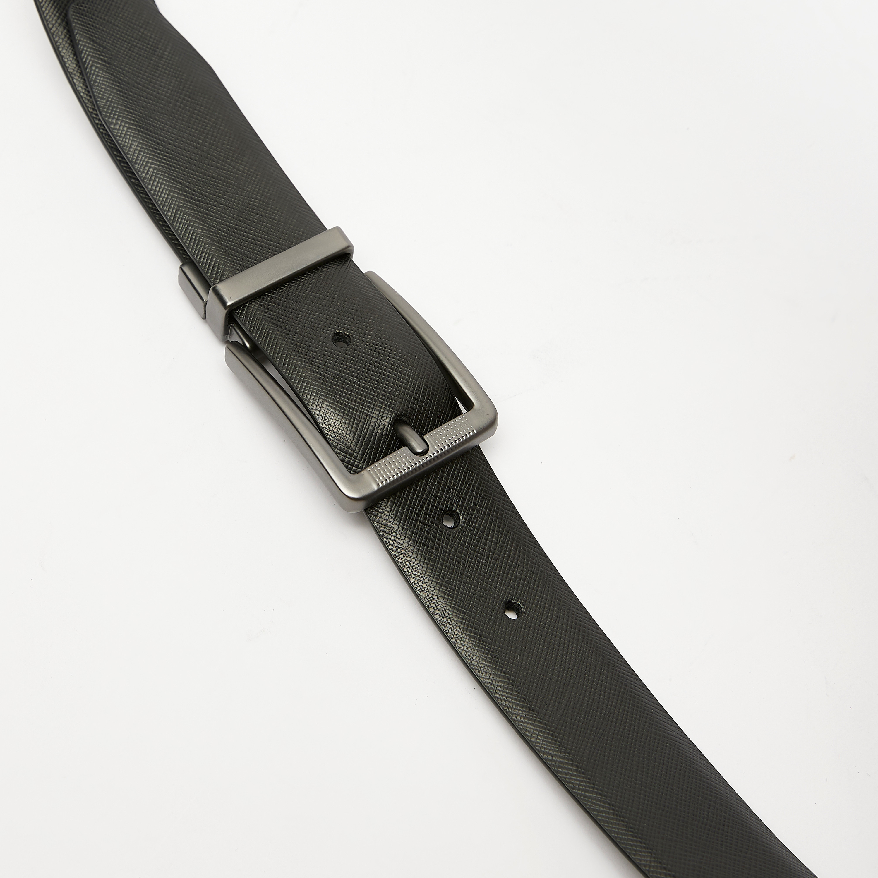 Duchini Textured Waist Belt with Pin Buckle Closure-men-beltsandwallets-belts-image-3