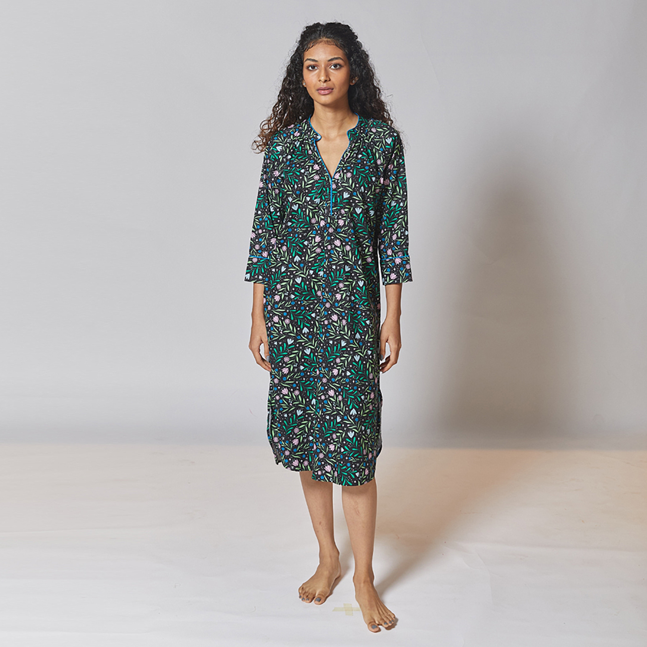 دانديليون دريمز أسود ثوب نوم-women-clothing-nightwear-nighties-image-2