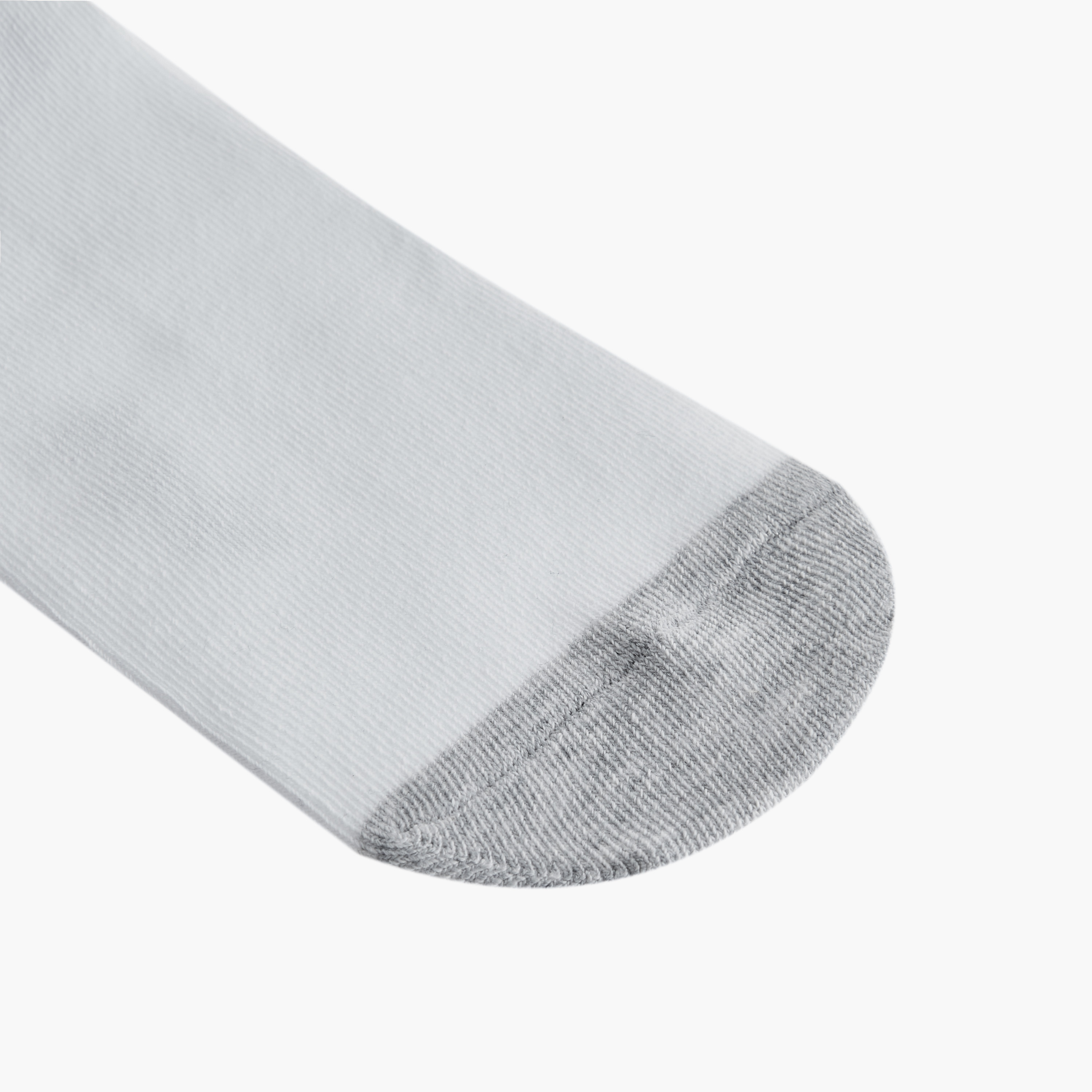 Lee Cooper Logo Detail Non-Terry Ankle Length Socks - Set of 7-men-socks-image-3