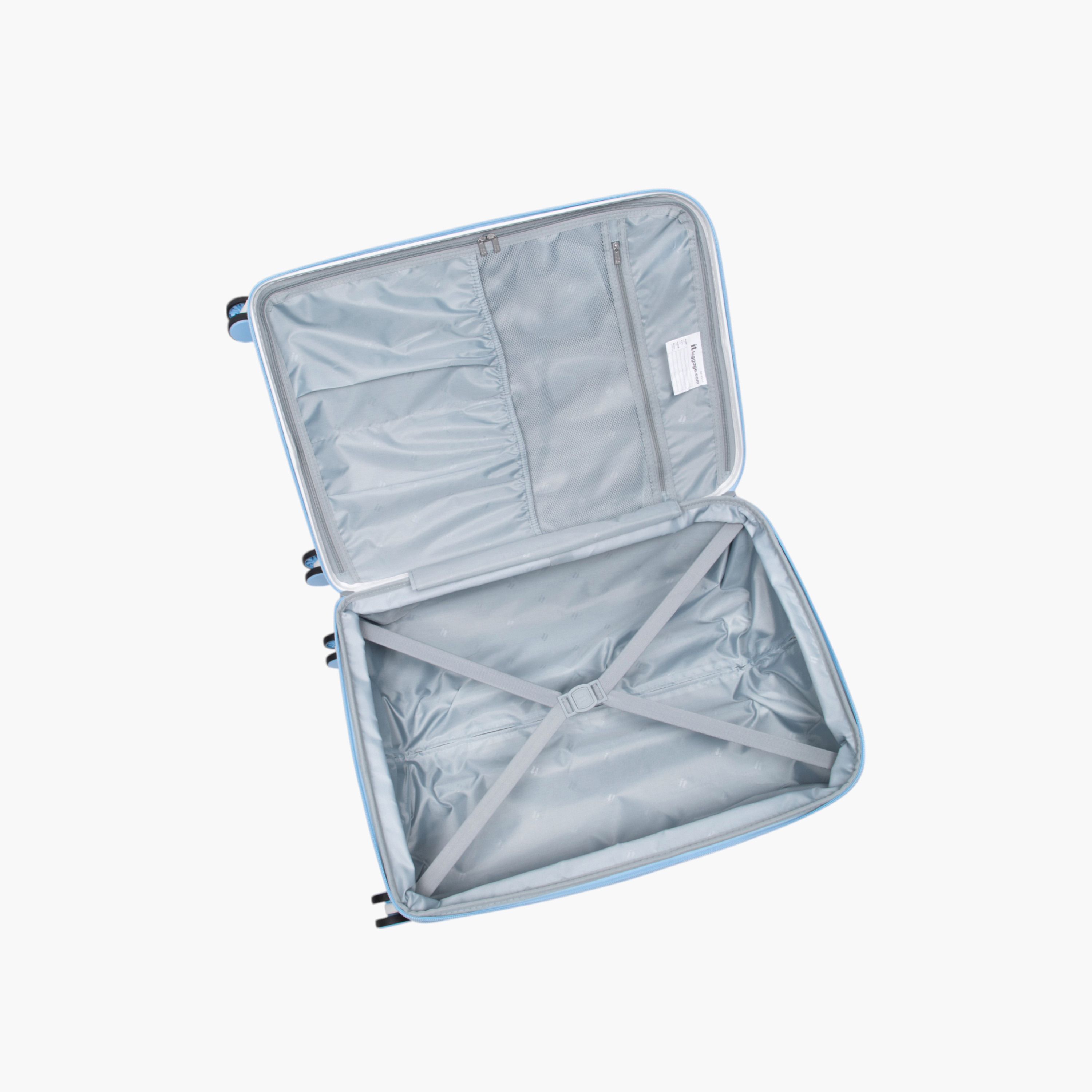IT Textured Hardcase Trolley Bag with Retractable Handle and Zip Closure-travel-luggagesandbags-luggage-image-4
