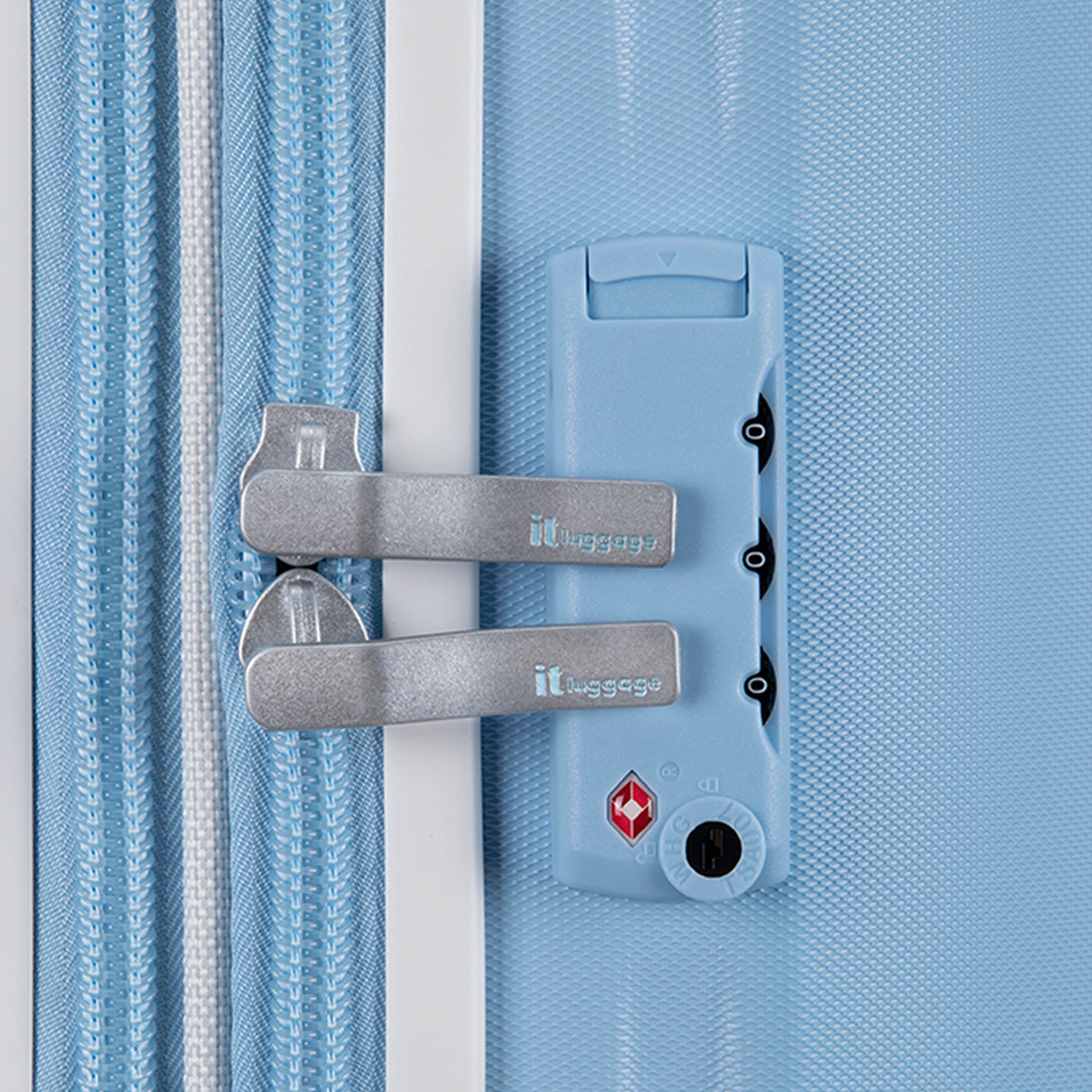 IT Textured Hardcase Trolley Bag with Retractable Handle and Zip Closure-travel-luggagesandbags-luggage-image-7