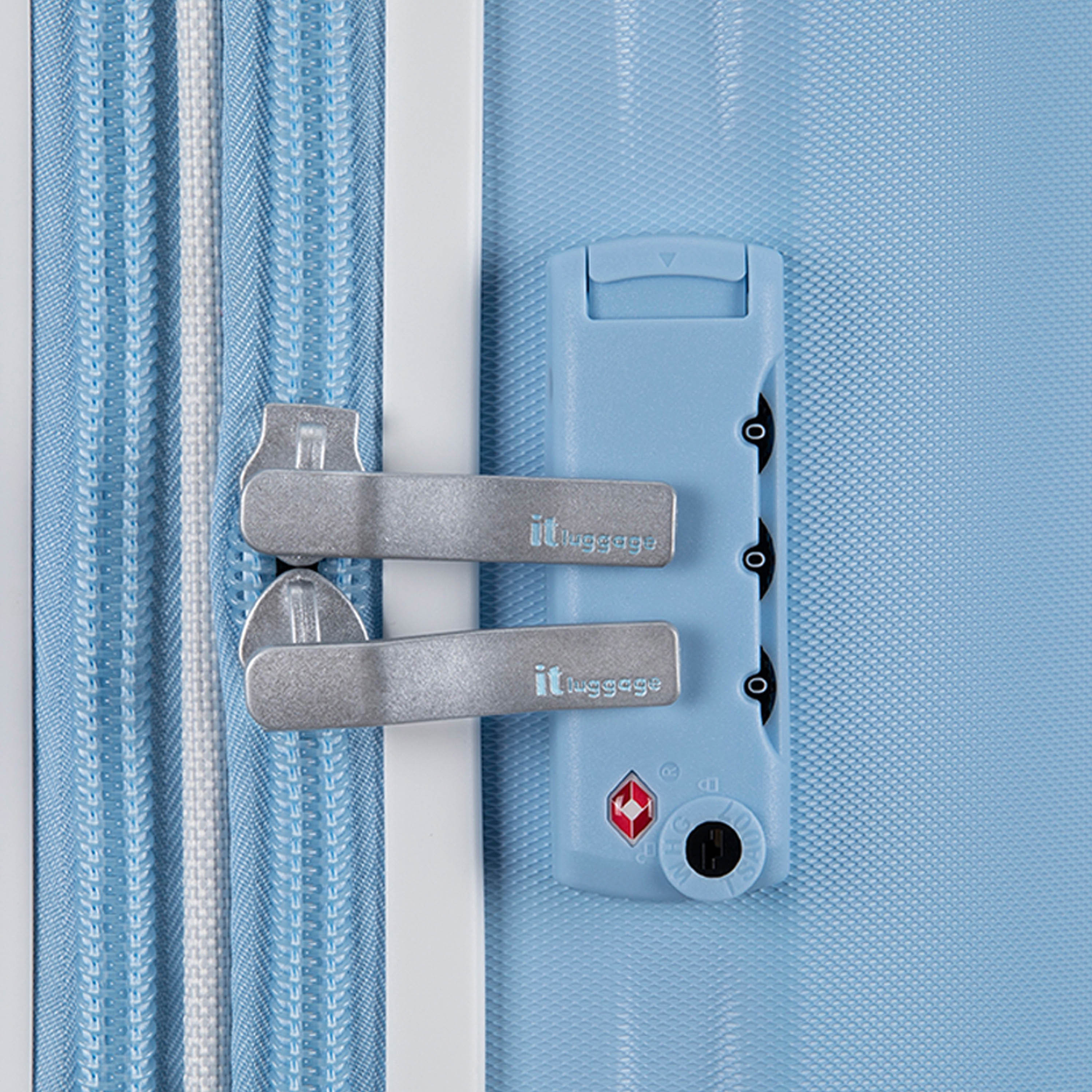 IT Textured Hardcase Trolley Bag with Retractable Handle and Zip Closure-travel-luggagesandbags-luggage-image-7