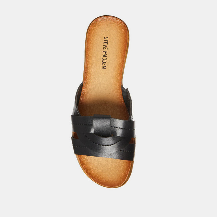 Steve Madden Women's Open Toe Slip-On Sandals