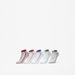 Kapa Logo Print Ankle Length Sports Socks - Set of 5-Women%27s Socks-thumbnailMobile-0