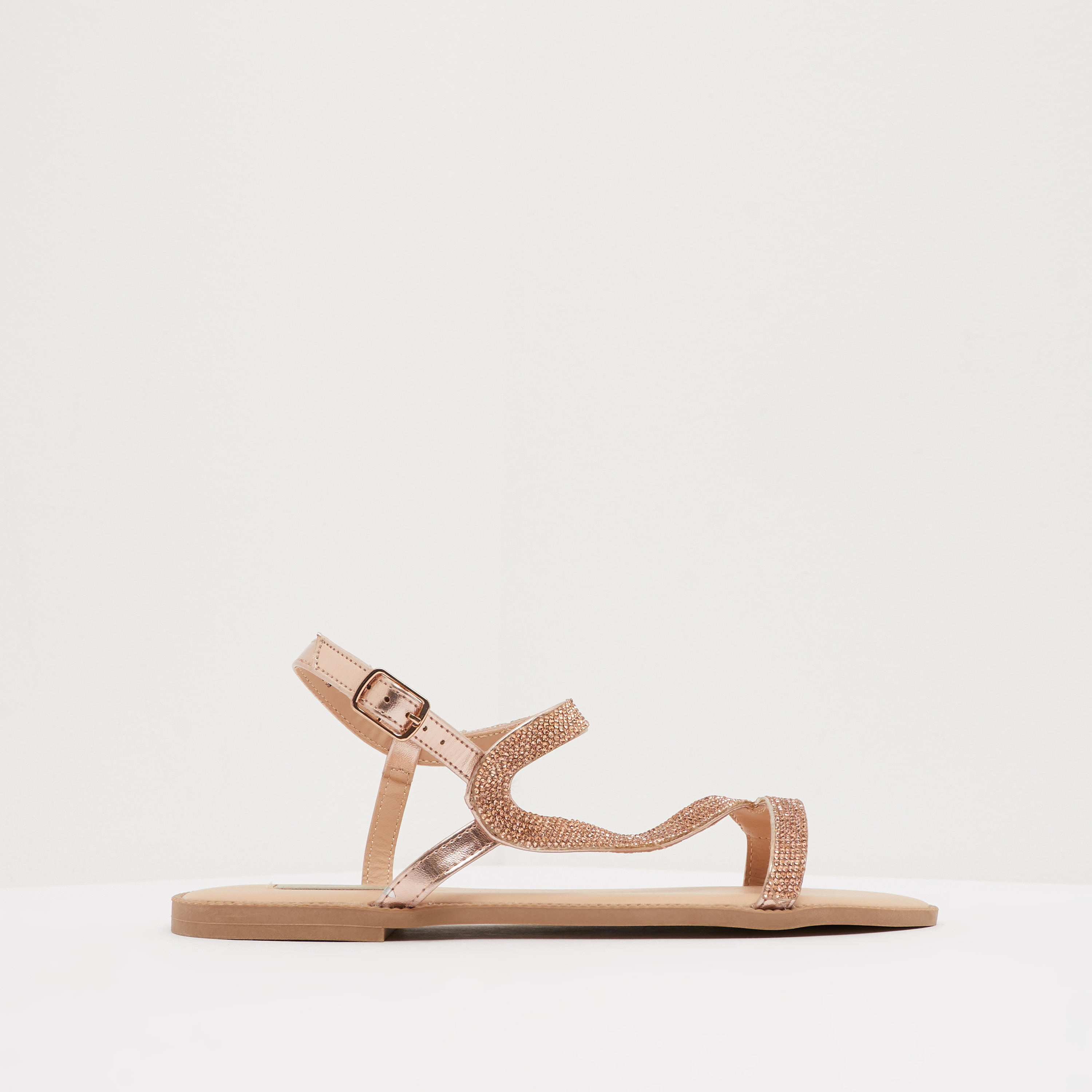 صندل بحزام مزين-women-shoes-flats-sandals-image-1