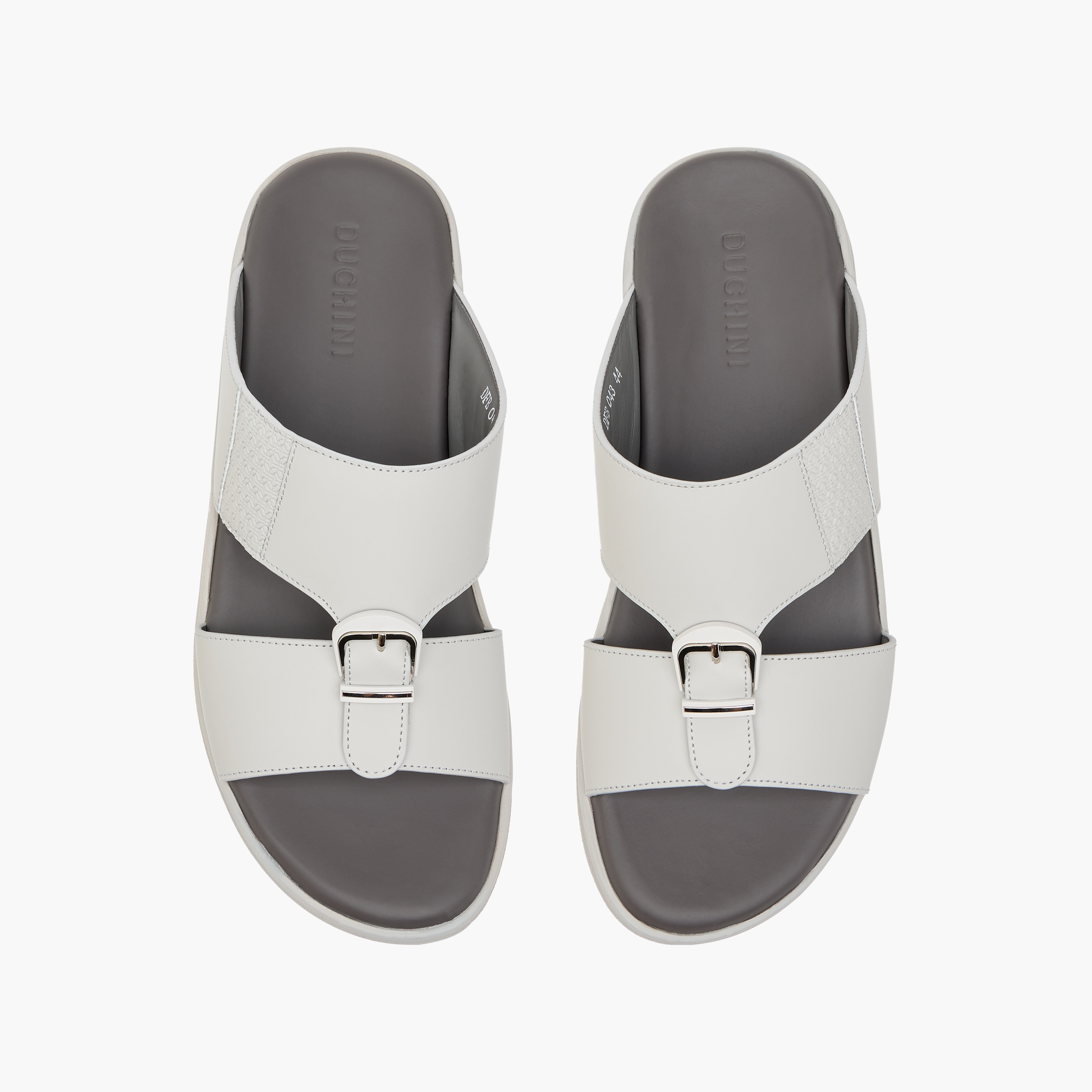 Duchini Men's Buckle Accent Slip-On Arabic Sandals-men-shoes-sandals-image-1