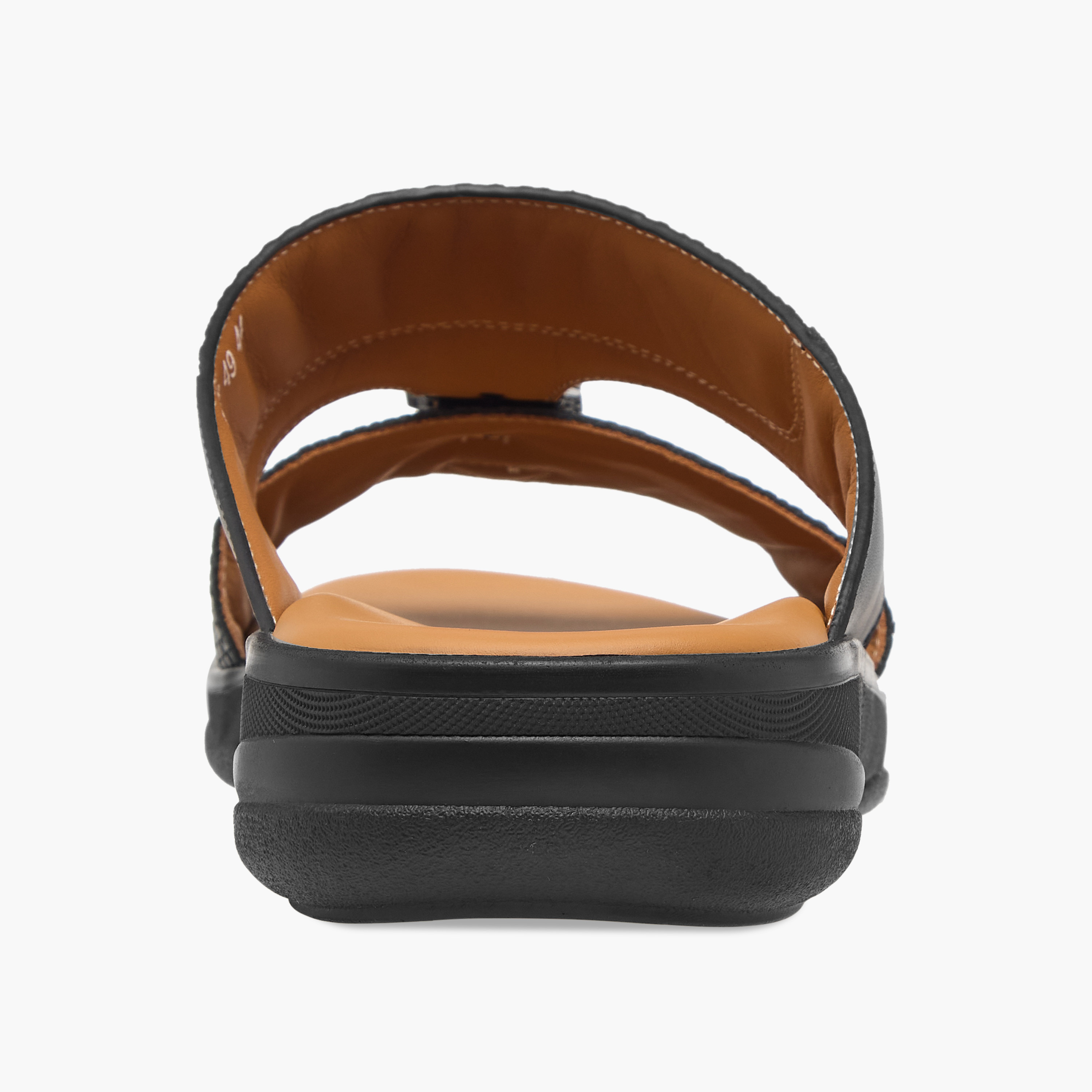 Duchini Men's Buckle Accent Slip-On Arabic Sandals-men-shoes-sandals-image-5
