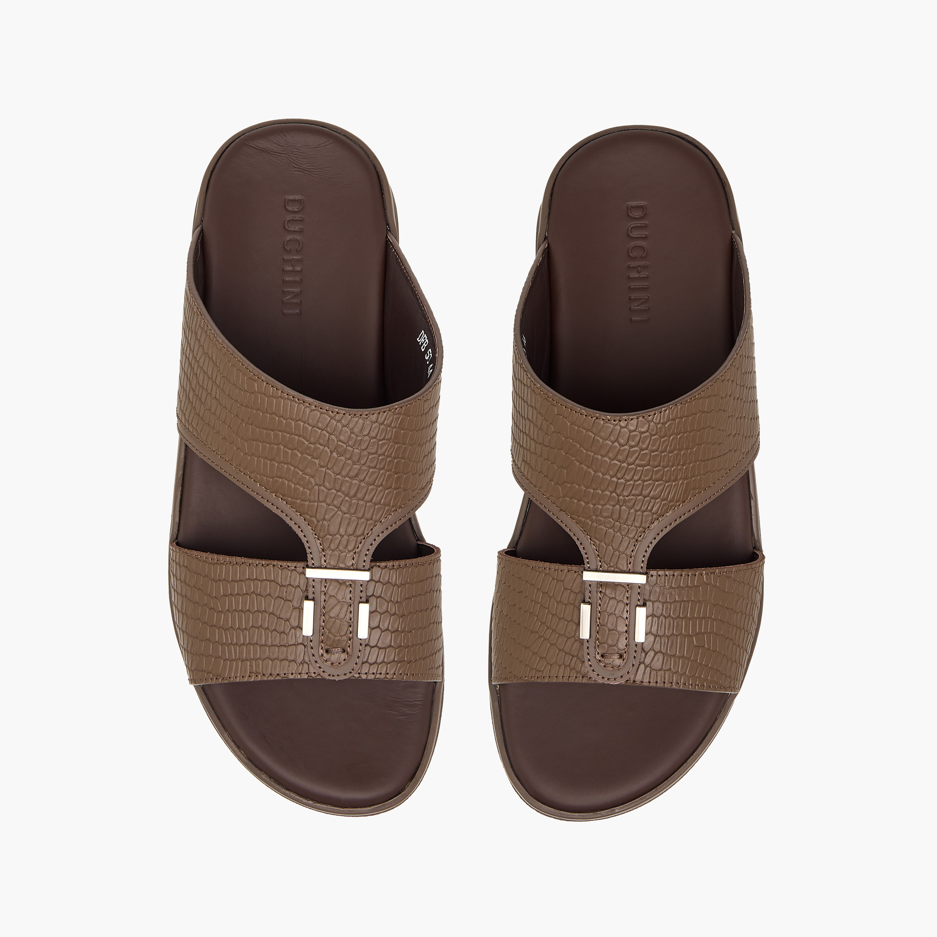 صندل عربي سهل الارتداء بزينة ميتال للرجال من دوتشيني-men-shoes-sandals-image-1