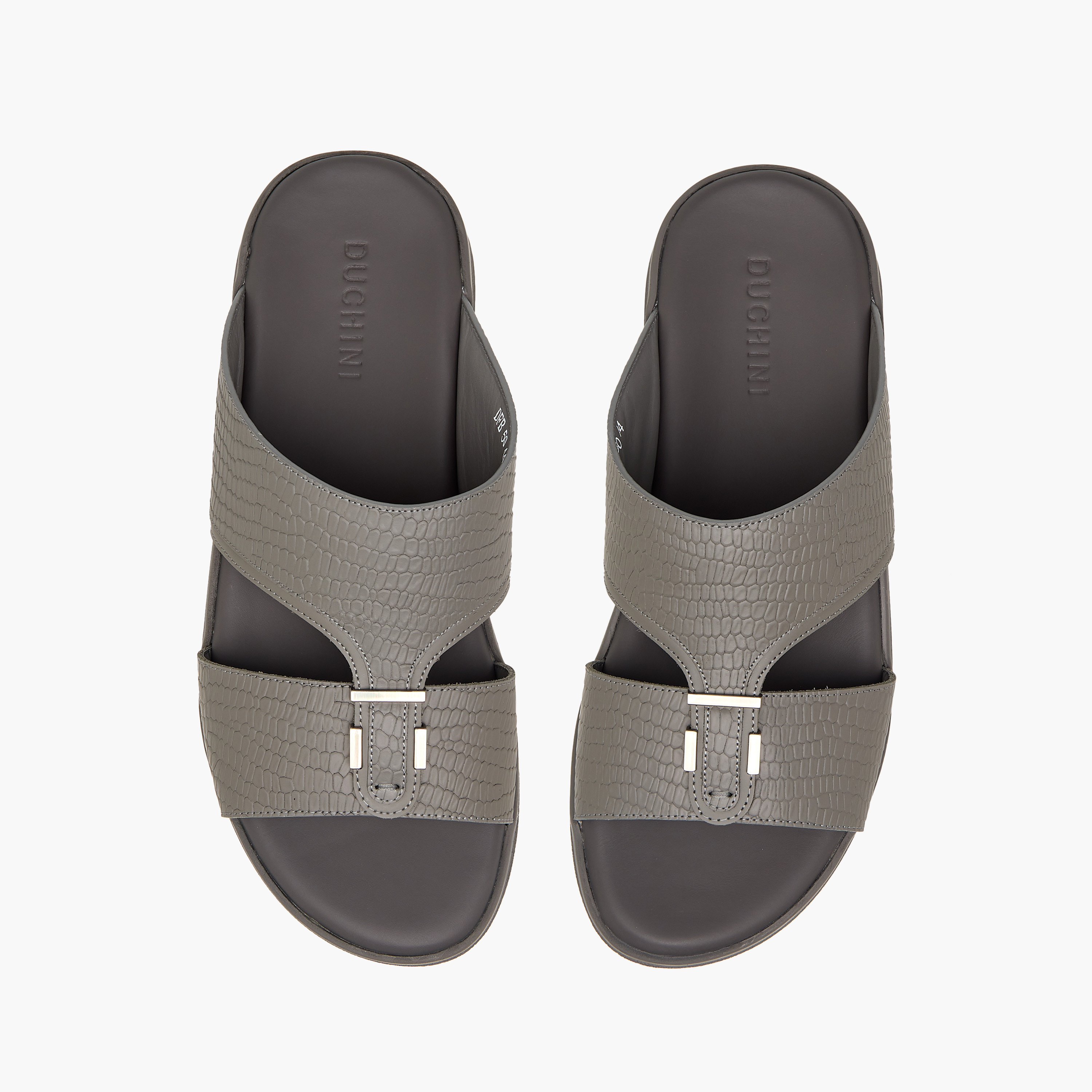Duchini Men's Metal Accent Slip-On Arabic Sandals-men-shoes-sandals-image-1