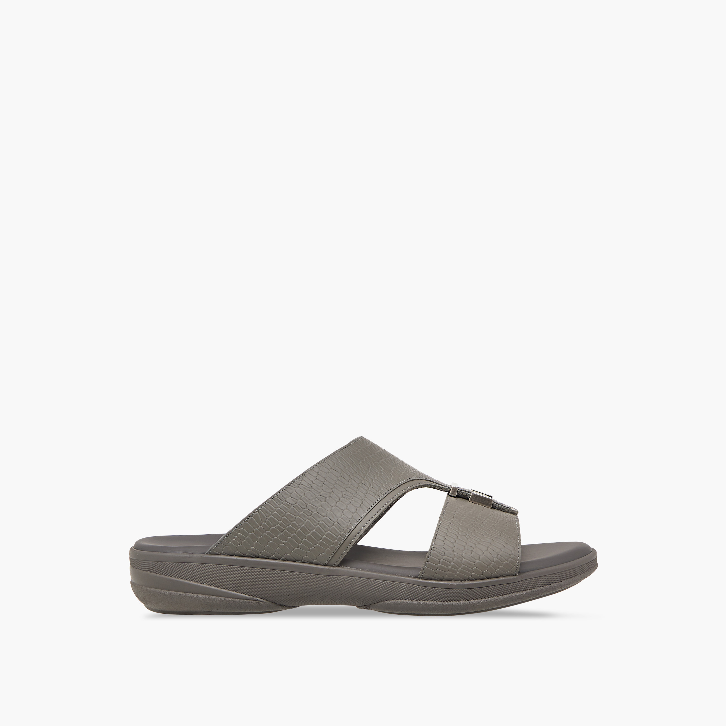 Duchini Men's Metal Accent Slip-On Arabic Sandals-men-shoes-sandals-image-3