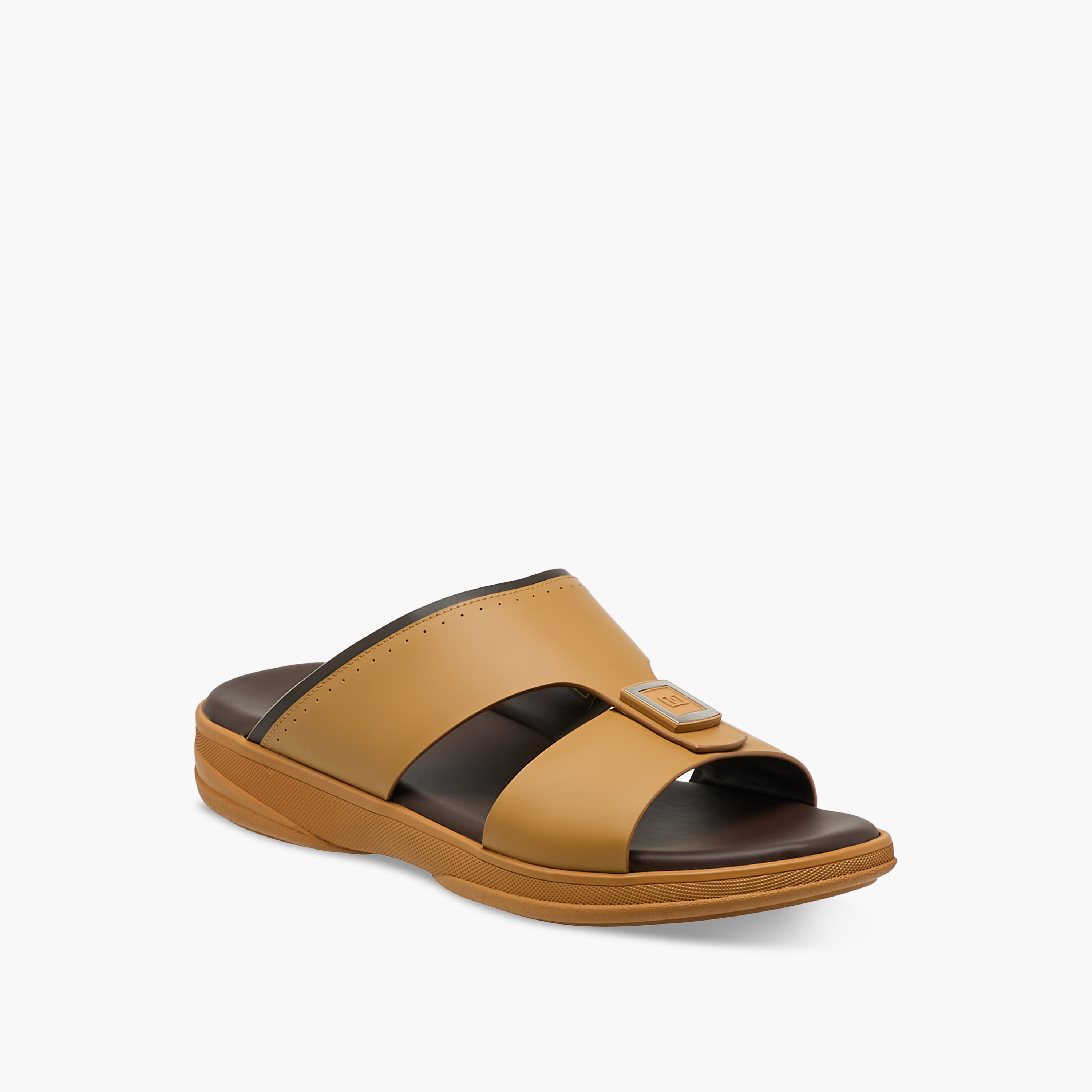 Duchini Men Leather Arabic Sandals-men-shoes-sandals-image-2
