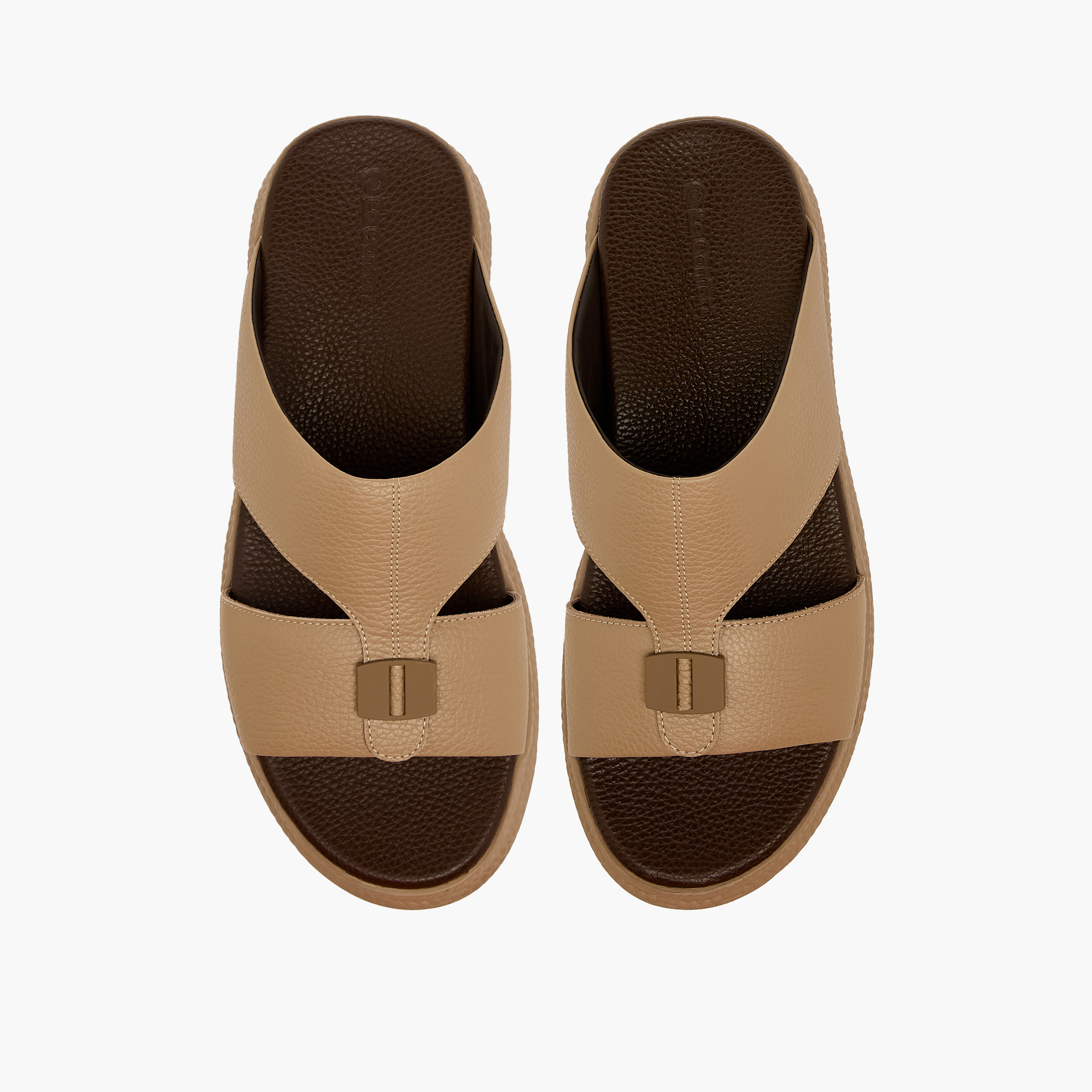 صندل عربي جلد سهل الارتداء للرجال من لو كونفورت-men-shoes-sandals-image-1