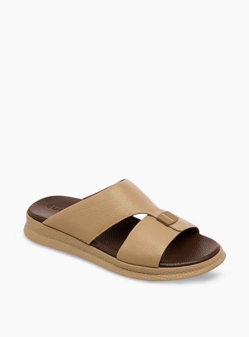 صندل عربي جلد سهل الارتداء للرجال من لو كونفورت-men-shoes-sandals-image-2
