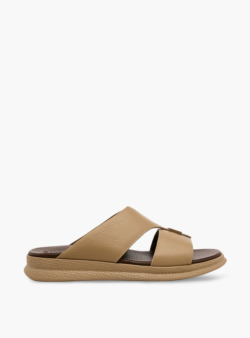 صندل عربي جلد سهل الارتداء للرجال من لو كونفورت-men-shoes-sandals-image-3