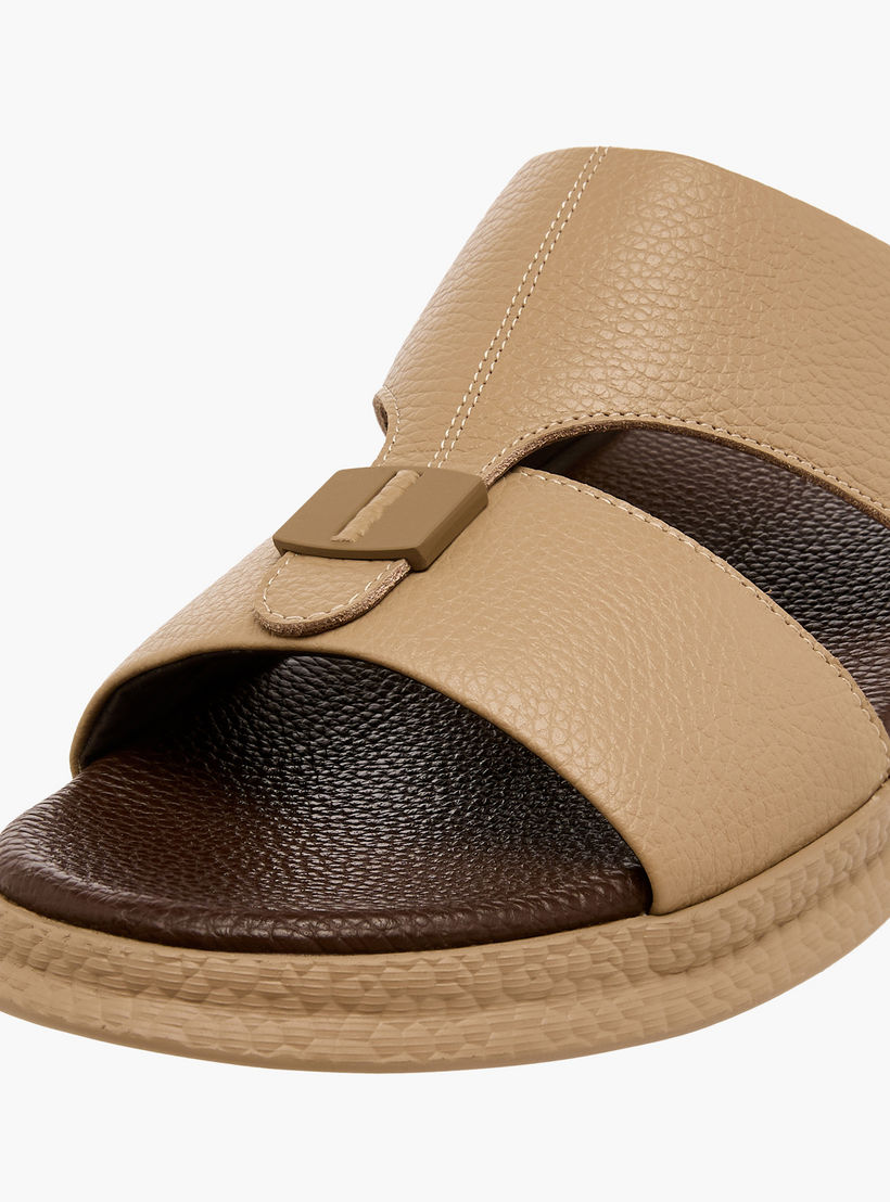صندل عربي جلد سهل الارتداء للرجال من لو كونفورت-men-shoes-sandals-image-4
