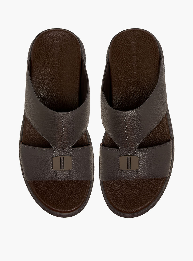 صندل عربي جلد سهل الارتداء للرجال من لو كونفورت-men-shoes-sandals-image-1