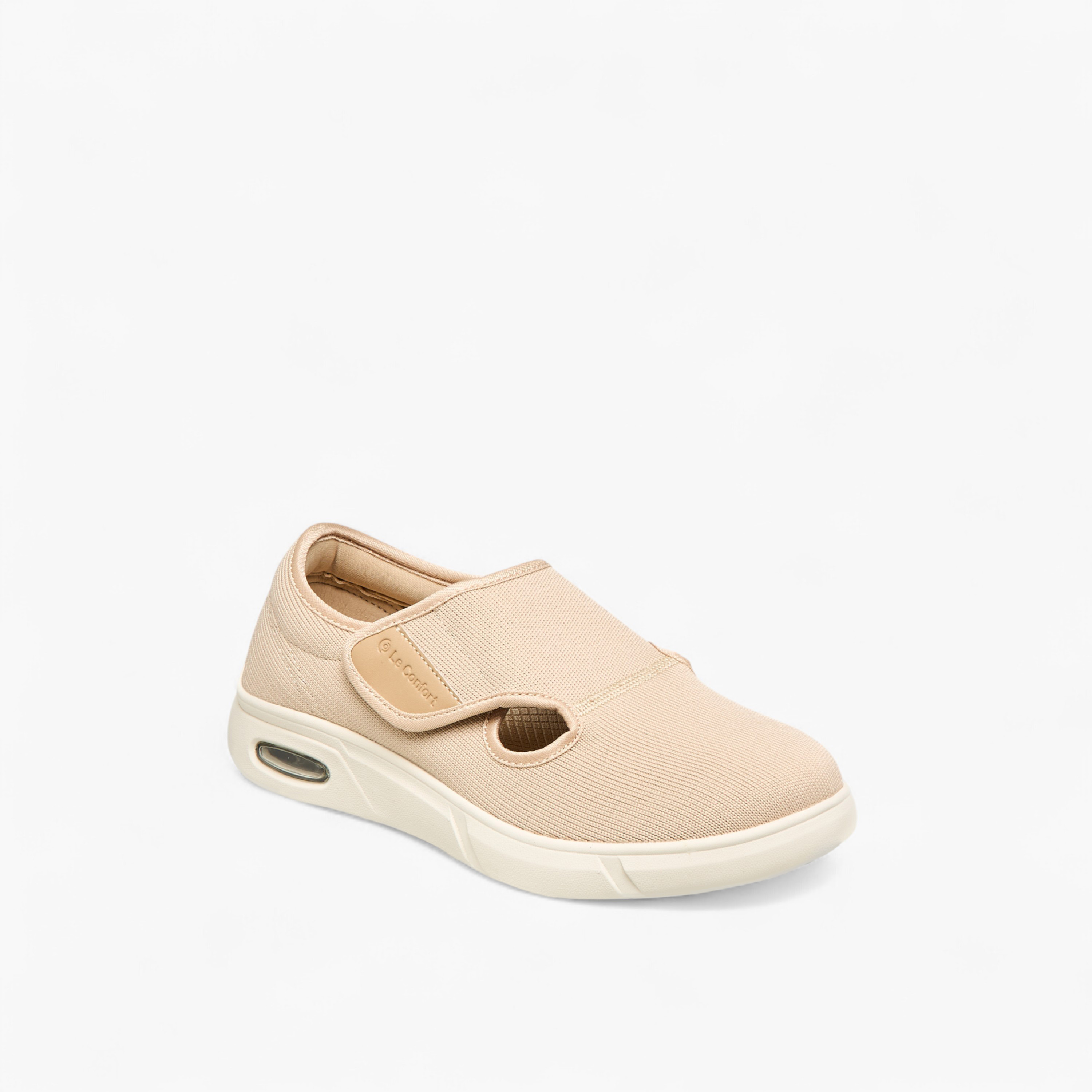 حذاء مريح لمرضى السكري بشريط إغلاق لاصق للنساء من لو كونفورت-women-shoes-flats-loafers-image-2