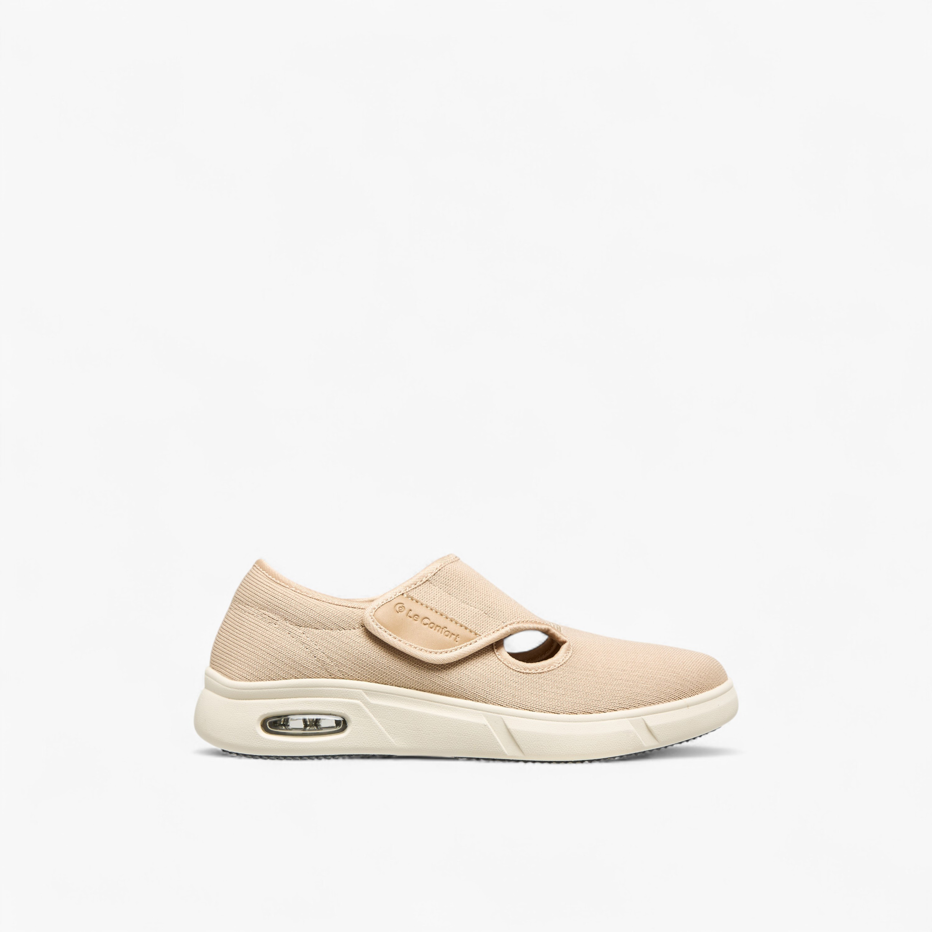 حذاء مريح لمرضى السكري بشريط إغلاق لاصق للنساء من لو كونفورت-women-shoes-flats-loafers-image-3
