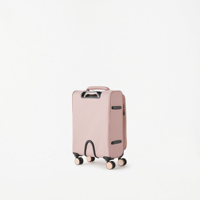 IT Textured Softcase Luggage Trolley Bag with Retractable Handle - 20 inches-Luggage-image-3