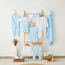بطانية بغطاء رأس لحديثي الولادة من جونيورز-baby-nursery-blanketsandswaddles-receivingblankets-image-1
