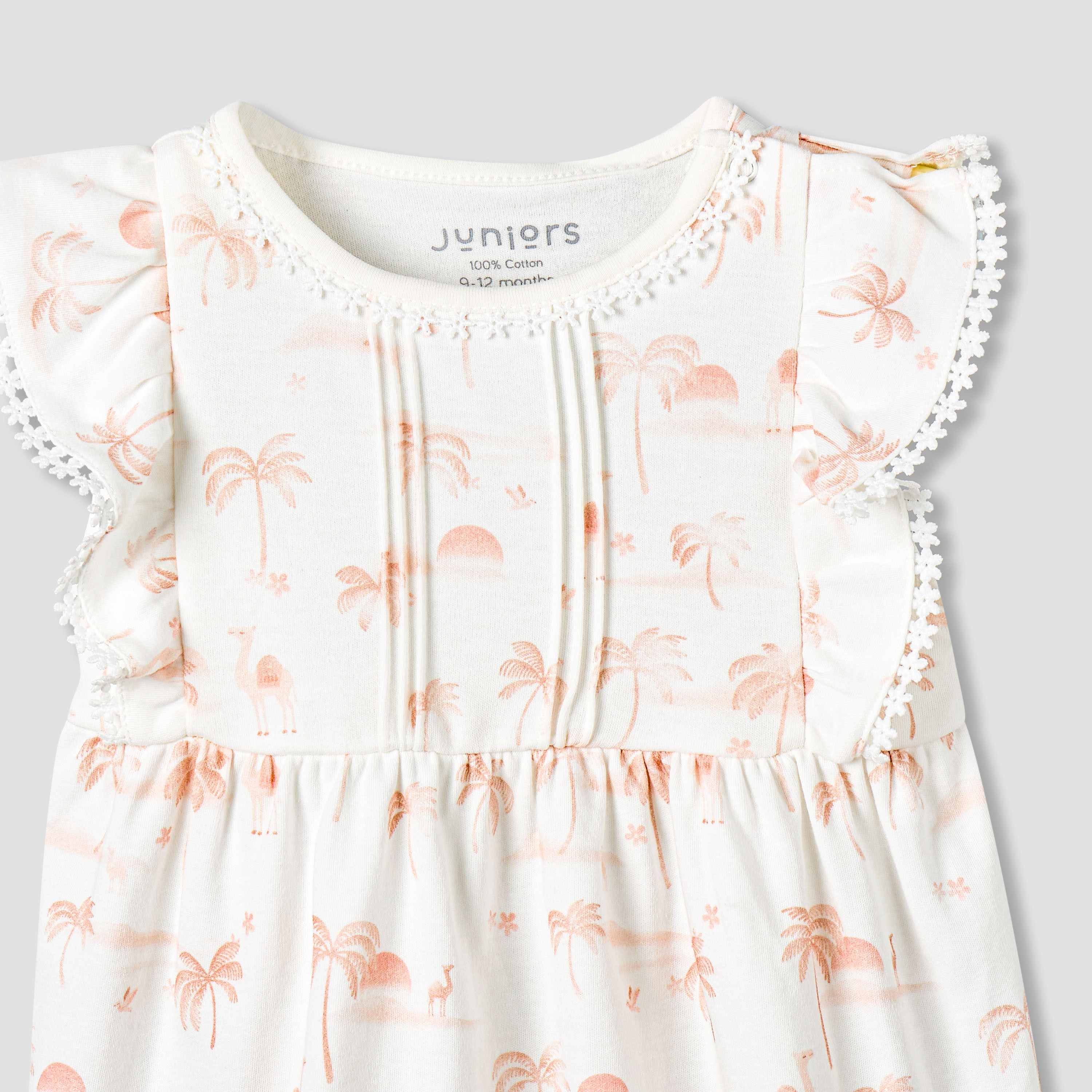 Juniors Round Neck Sleeveless Dress with Snap Button Closure-baby-girls-clothing-dressesandjumpsuits-image-4