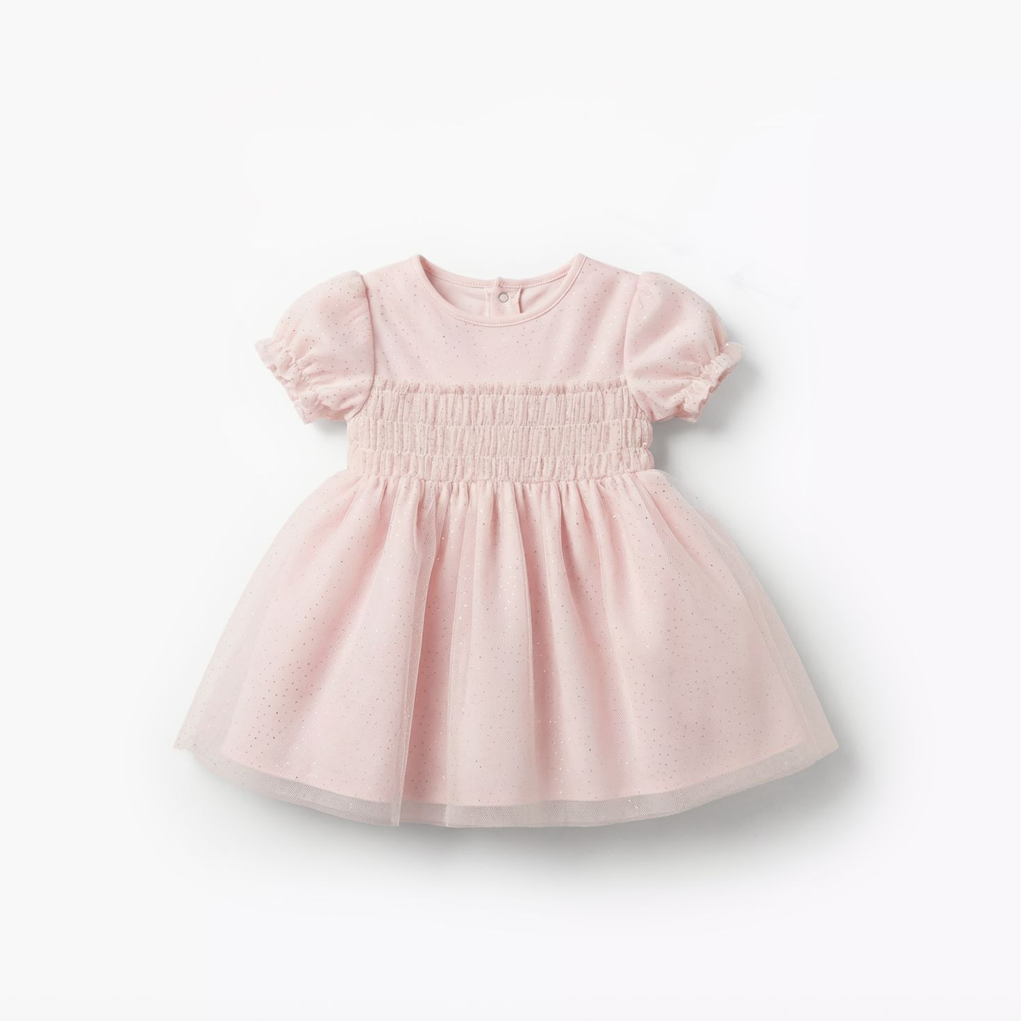 Giggles Round Neck Short Sleeve Dress with Hairband-baby-girls-clothing-dressesandjumpsuits-image-3