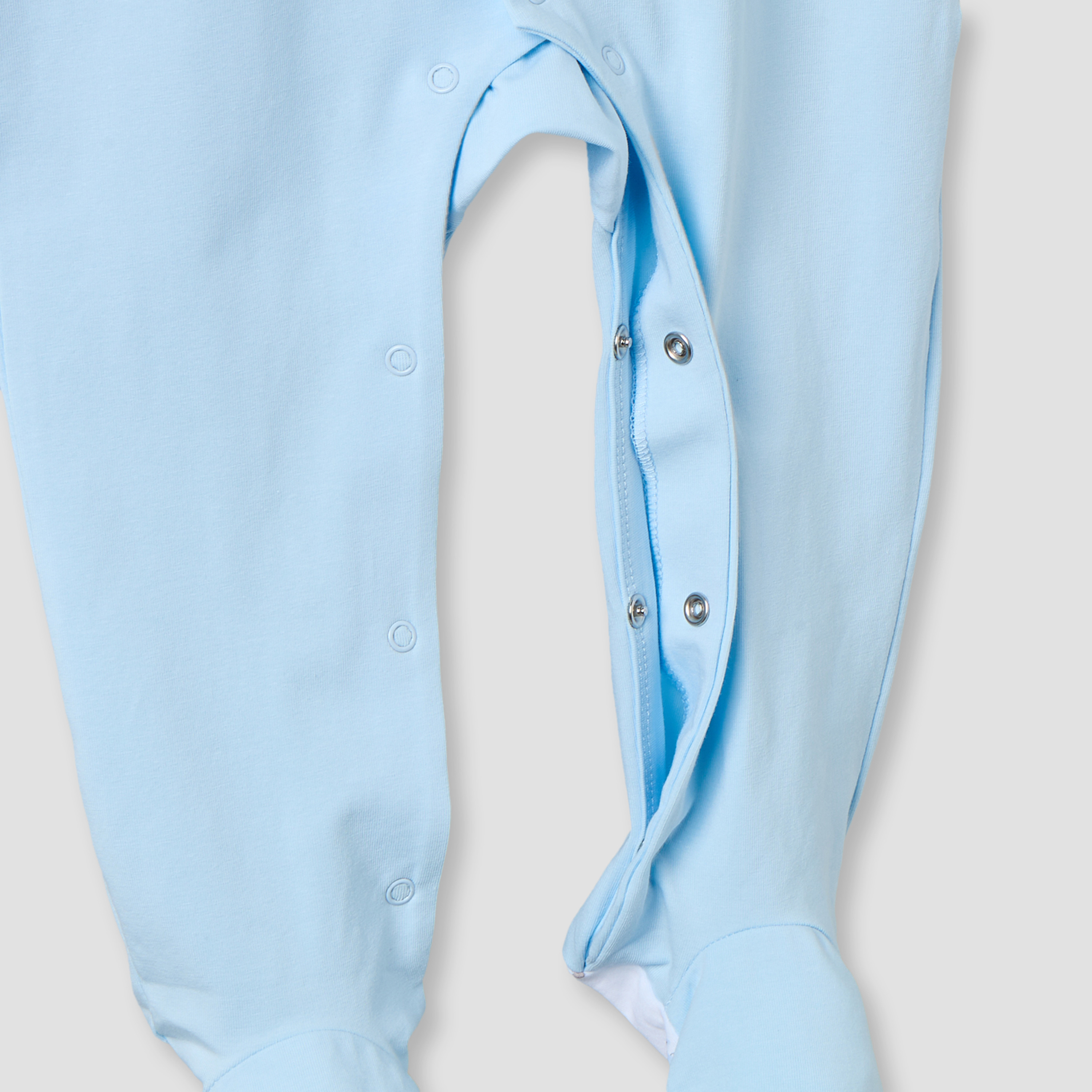 Juniors Cotton Round Neck Long Sleeves Sleepsuit with Snap Button Closure-baby-boys-clothing-nightwear-sleepsuits-image-5