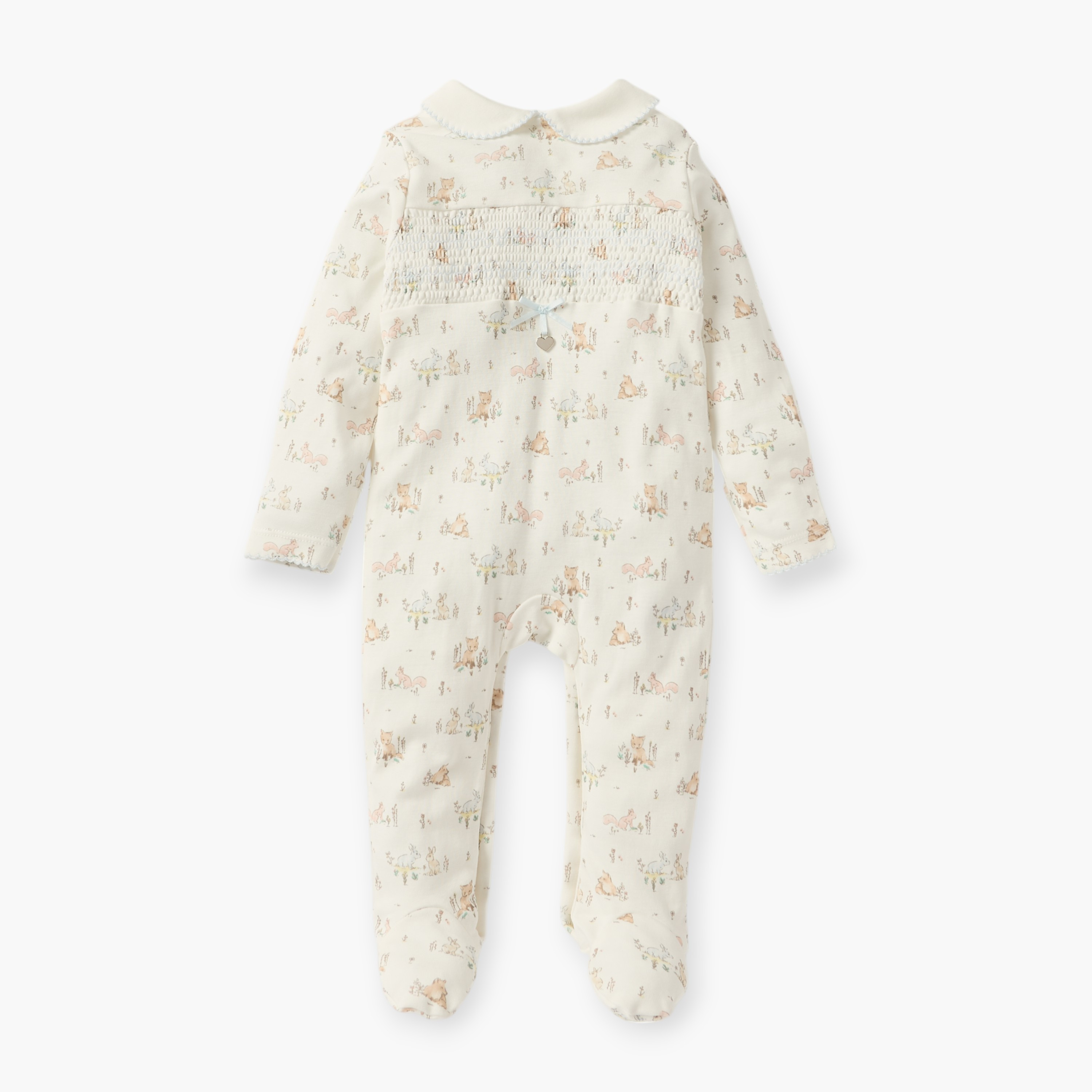 Giggles Printed Closed Feet Sleepsuit with Long Sleeves-baby-girls-clothing-nightwear-sleepsuits-image-1