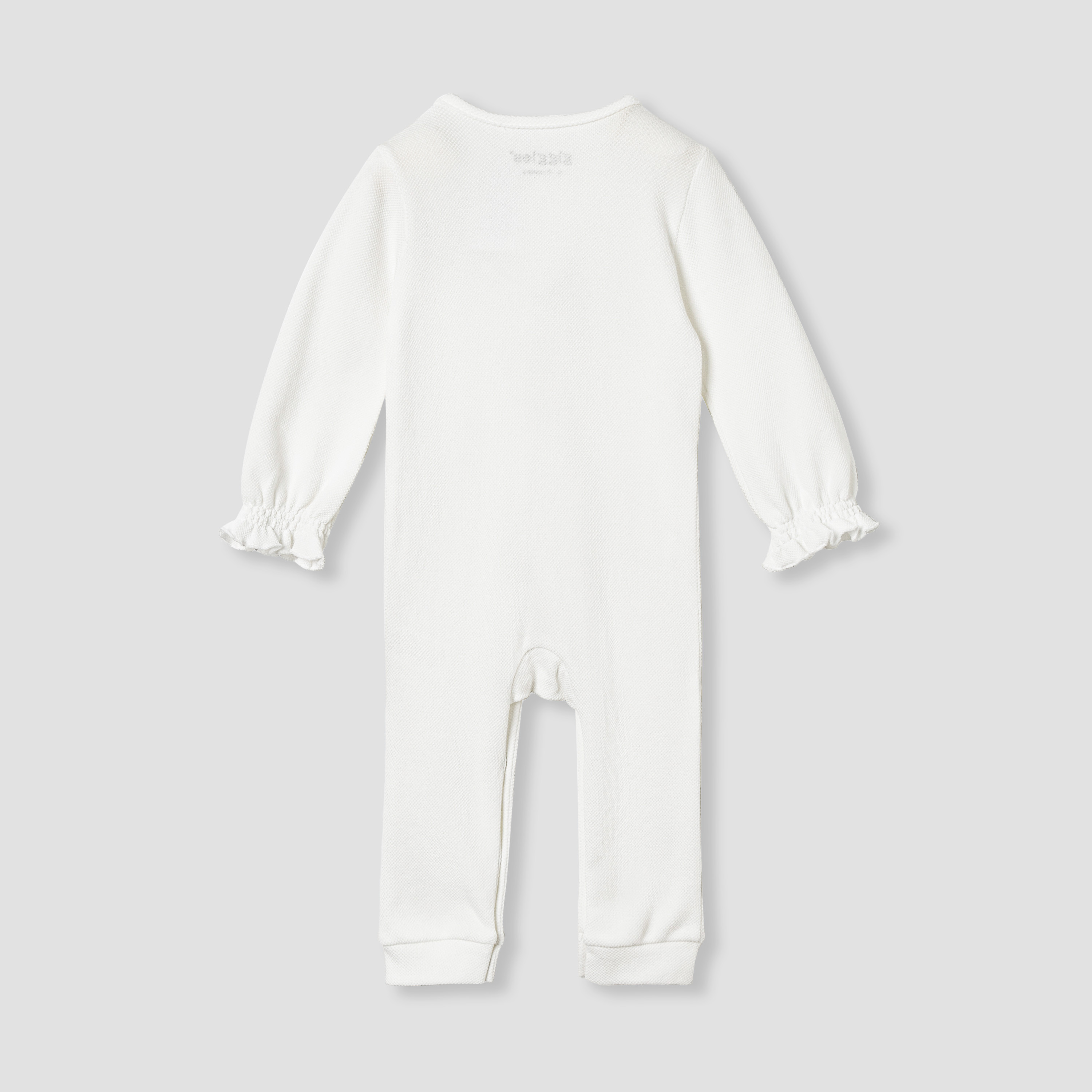 Giggles Lace Panel Sleepsuit with Long Sleeves-baby-girls-clothing-nightwear-sleepsuits-image-2