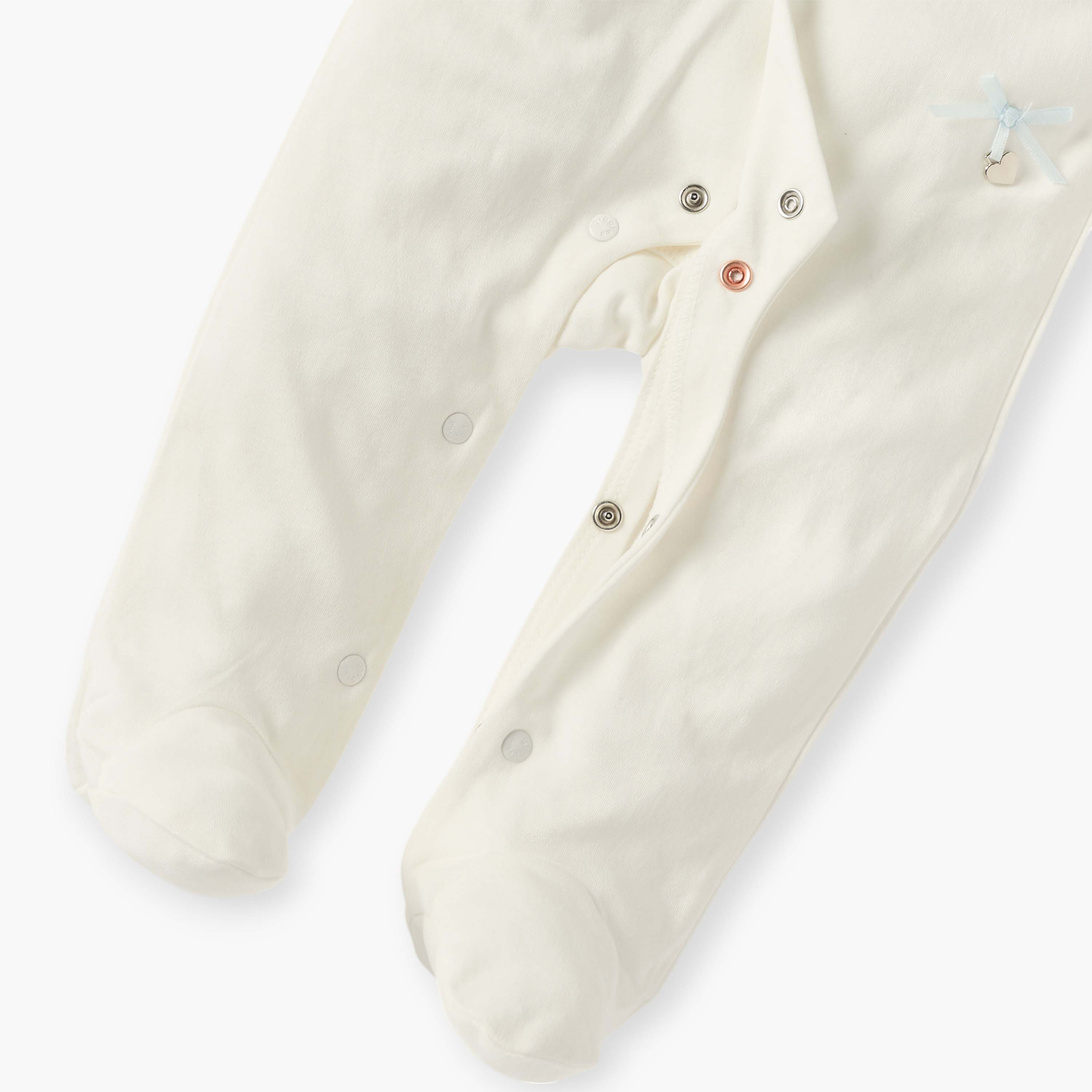 Giggles Printed Closed Feet Sleepsuit with Long Sleeves-baby-girls-clothing-nightwear-sleepsuits-image-4