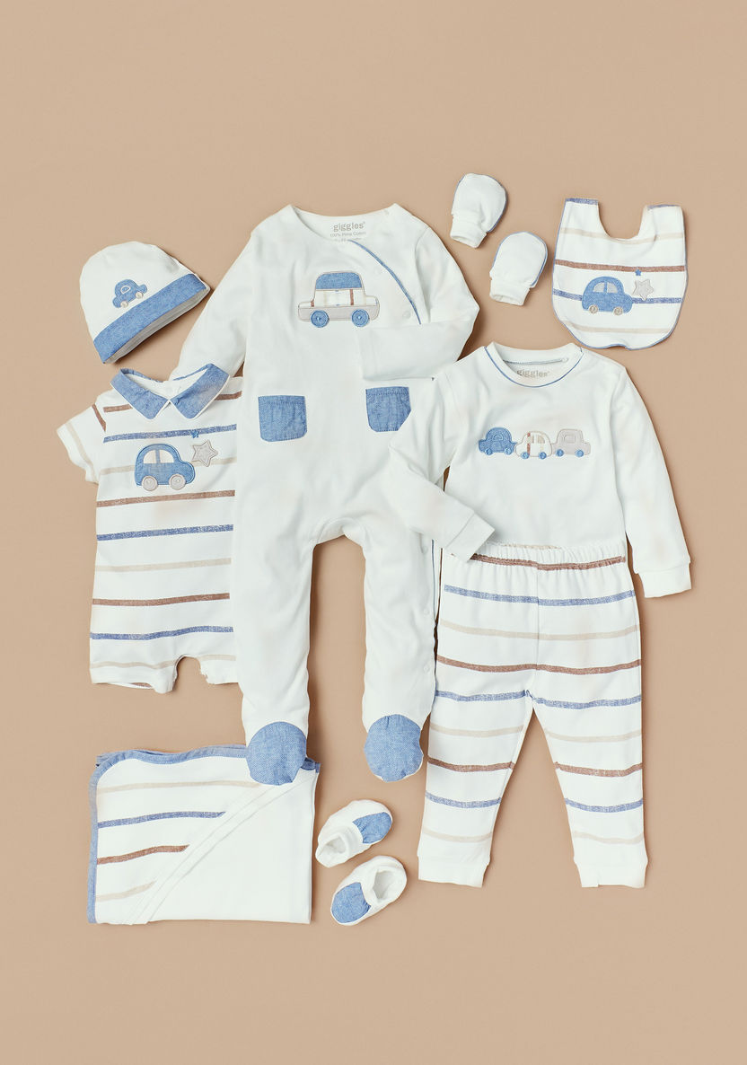 Giggles Car Applique Romper with Collar and Short Sleeves-Rompers%2C Dungarees and Jumpsuits-image-4