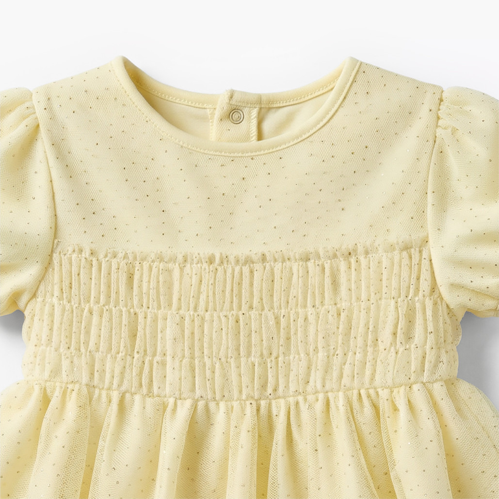 Giggles Round Neck Short Sleeve Dress with Hairband-baby-girls-clothing-dressesandjumpsuits-image-6