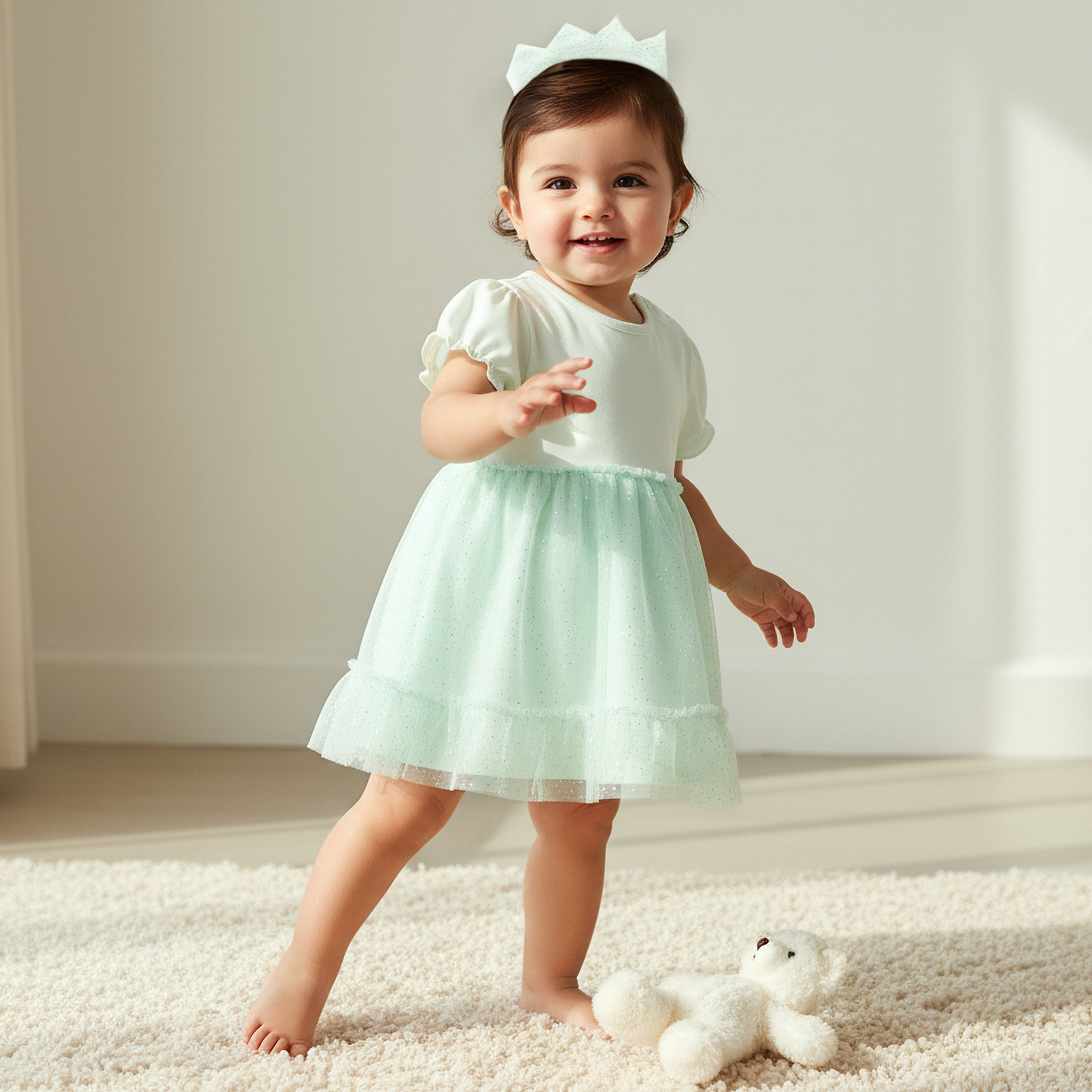 Giggles Butterfly Embellished Dress and Headband Set-baby-girls-clothing-dressesandjumpsuits-image-1