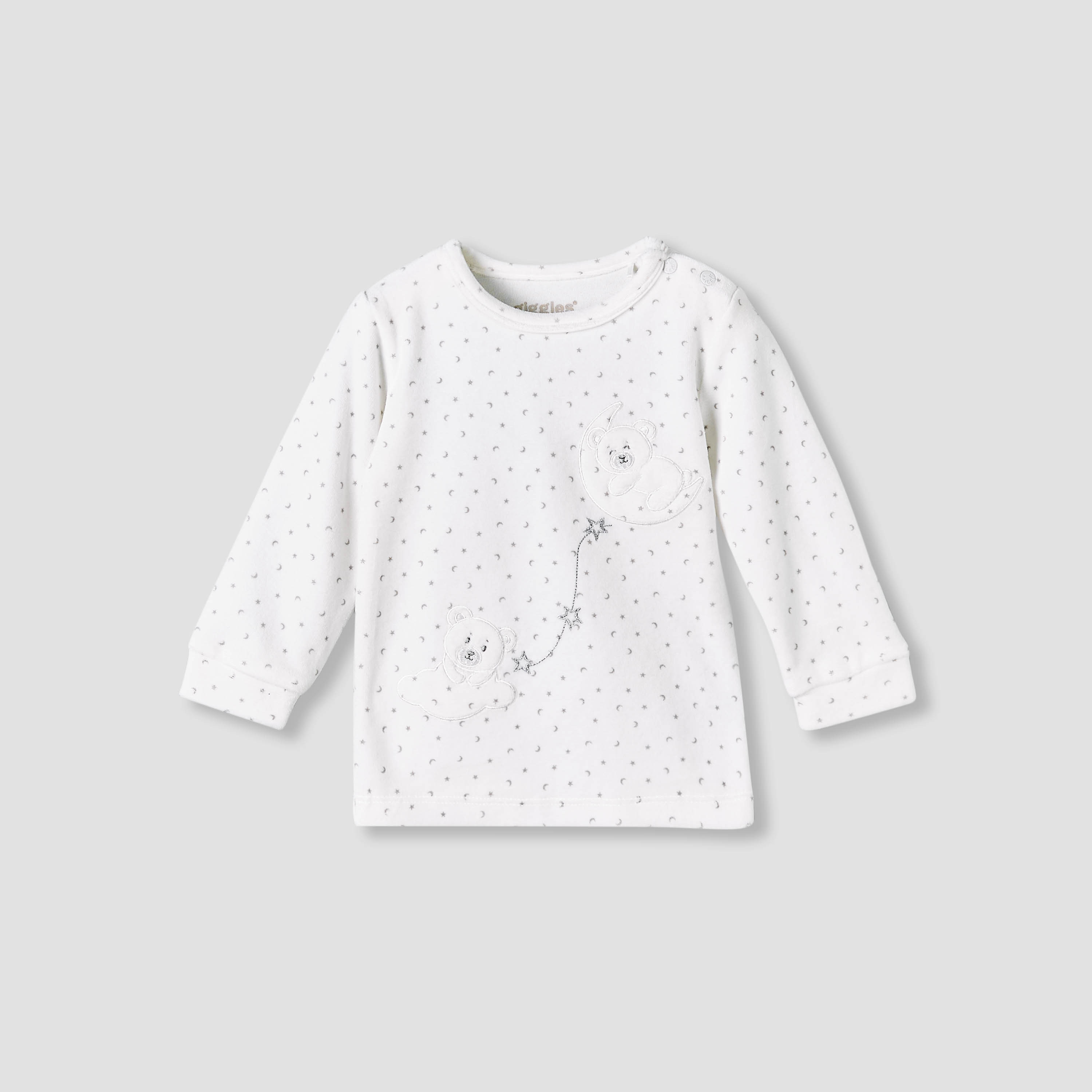 Giggles Long Sleeves Pyjama Set with Bear Applique-baby-boys-clothing-nightwear-pyjamasets-image-4