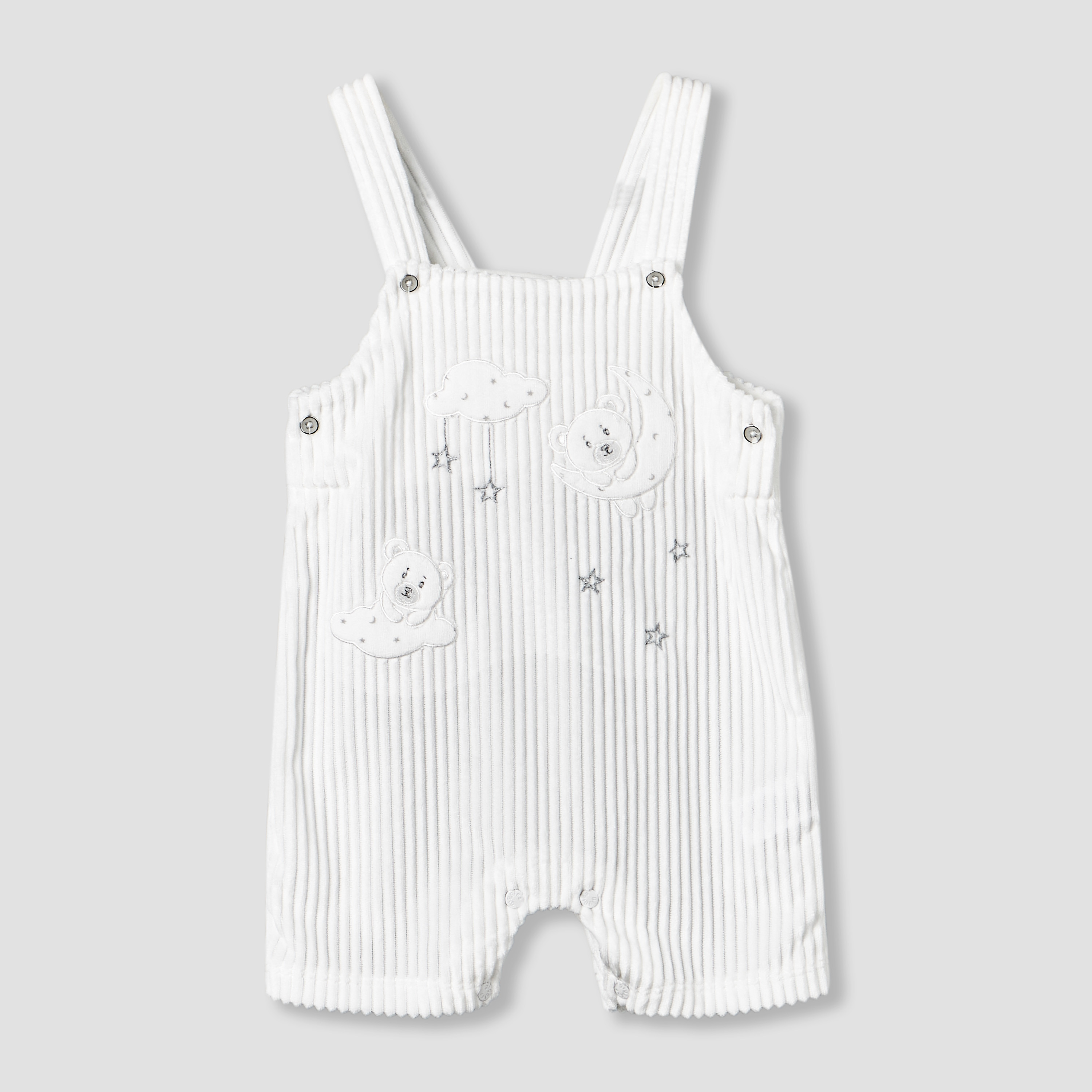 Giggles Collared Long Sleeves T-shirt and Dungaree Set with Applique Design-baby-boys-clothing-setsandcoords-image-3