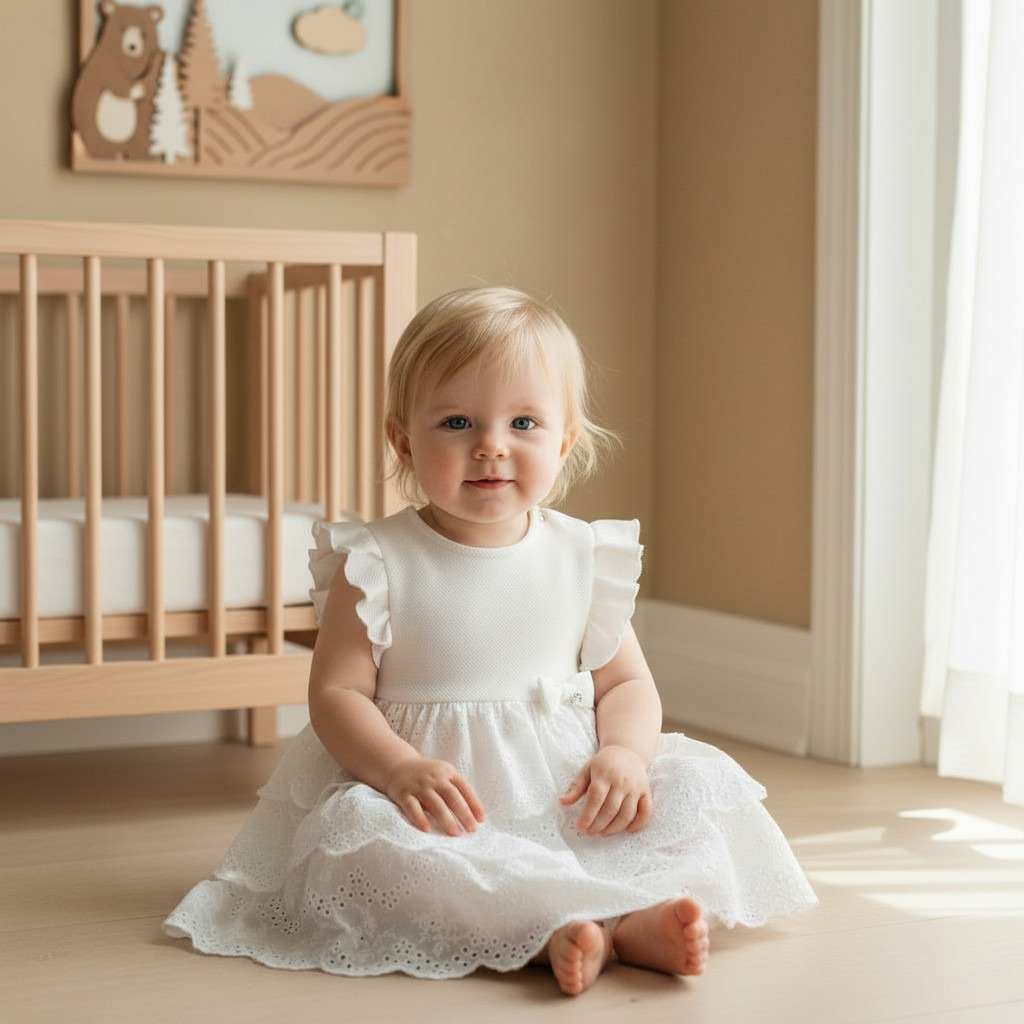 فستان شيفلي بارز الملمس متعدد الطبقات بفيونكة من جيجلز-baby-girls-clothing-dressesandjumpsuits-image-6