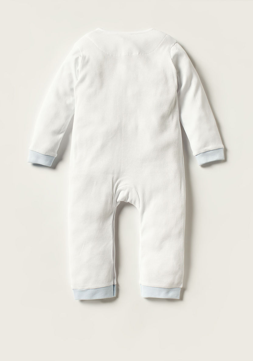 Giggles Solid Sleepsuit with Long Sleeves and Pocket-Sleepsuits-image-3